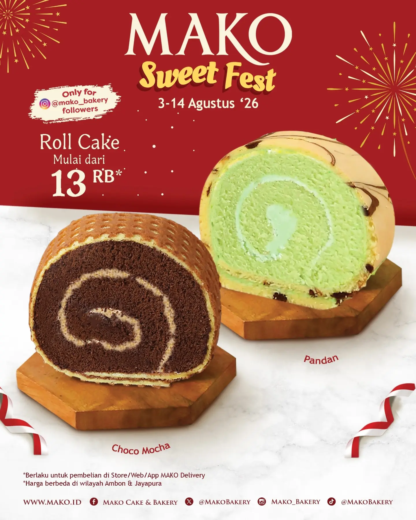 Sweet Fest at Mako Bakery: Cakes from Rp13K - Image 2