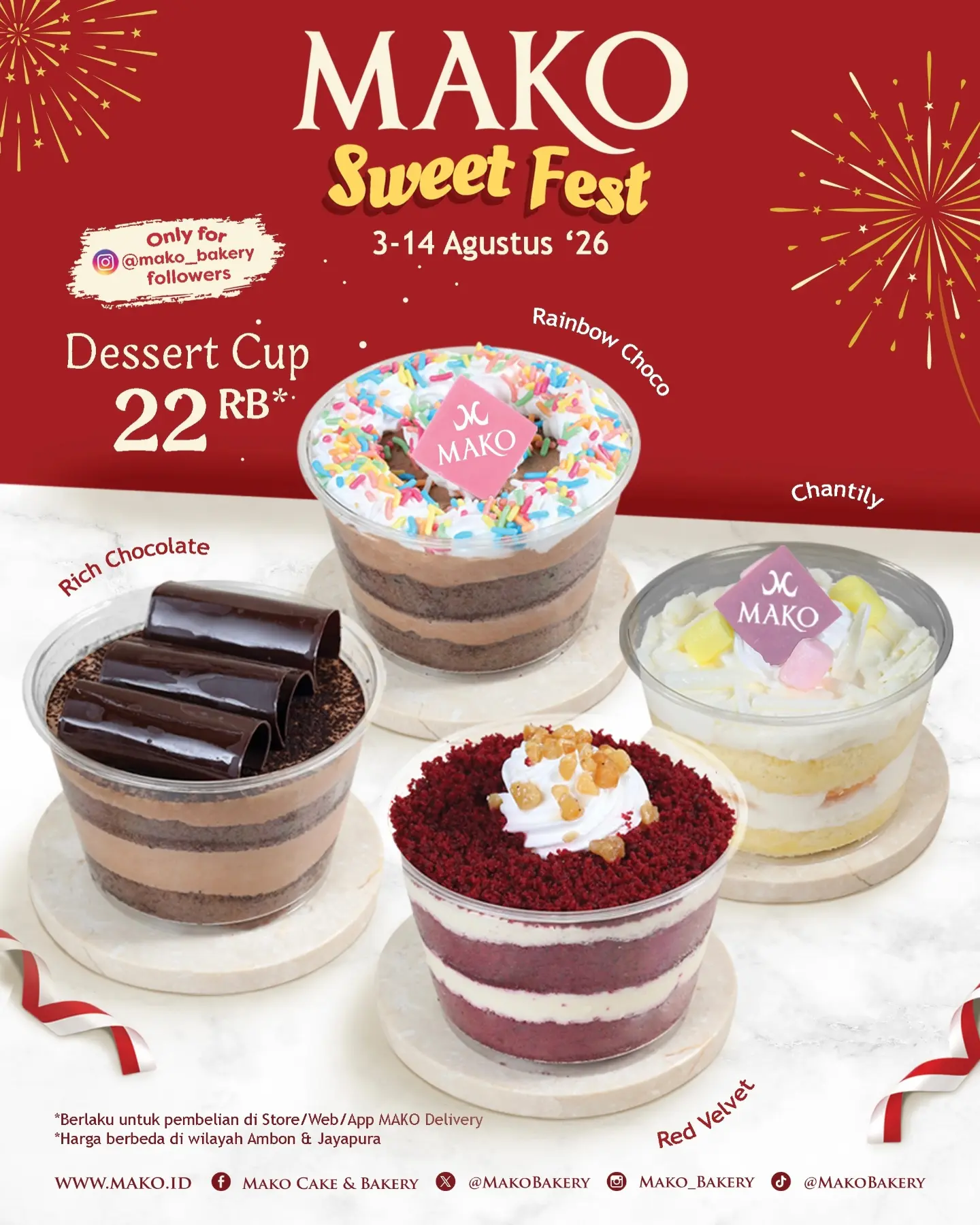 Sweet Fest at Mako Bakery: Cakes from Rp13K - Image 4