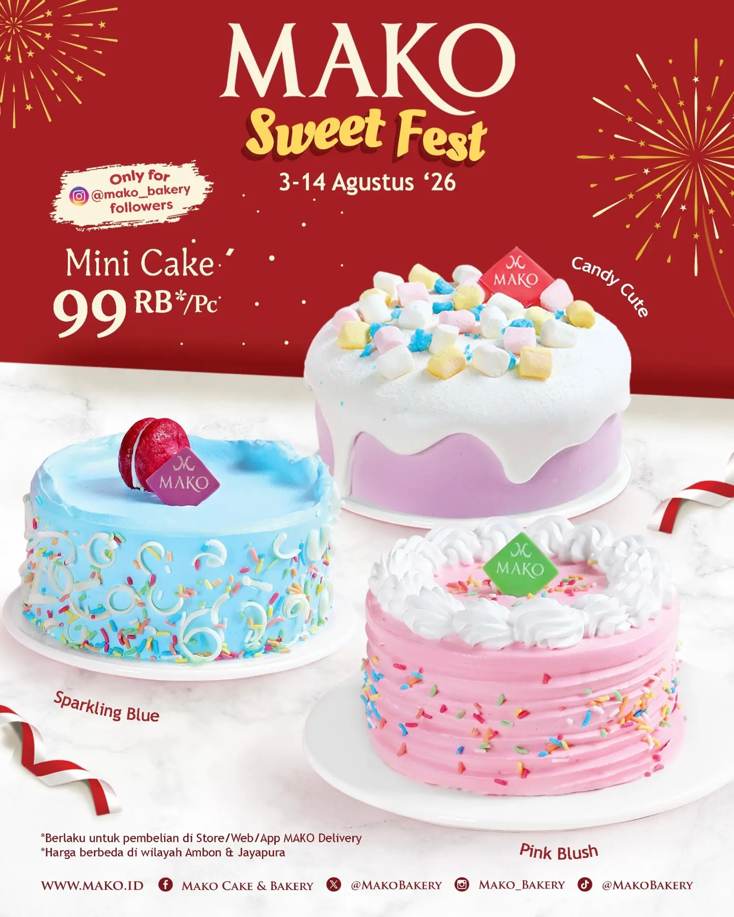 Sweet Fest at Mako Bakery: Cakes from Rp13K - Image 8