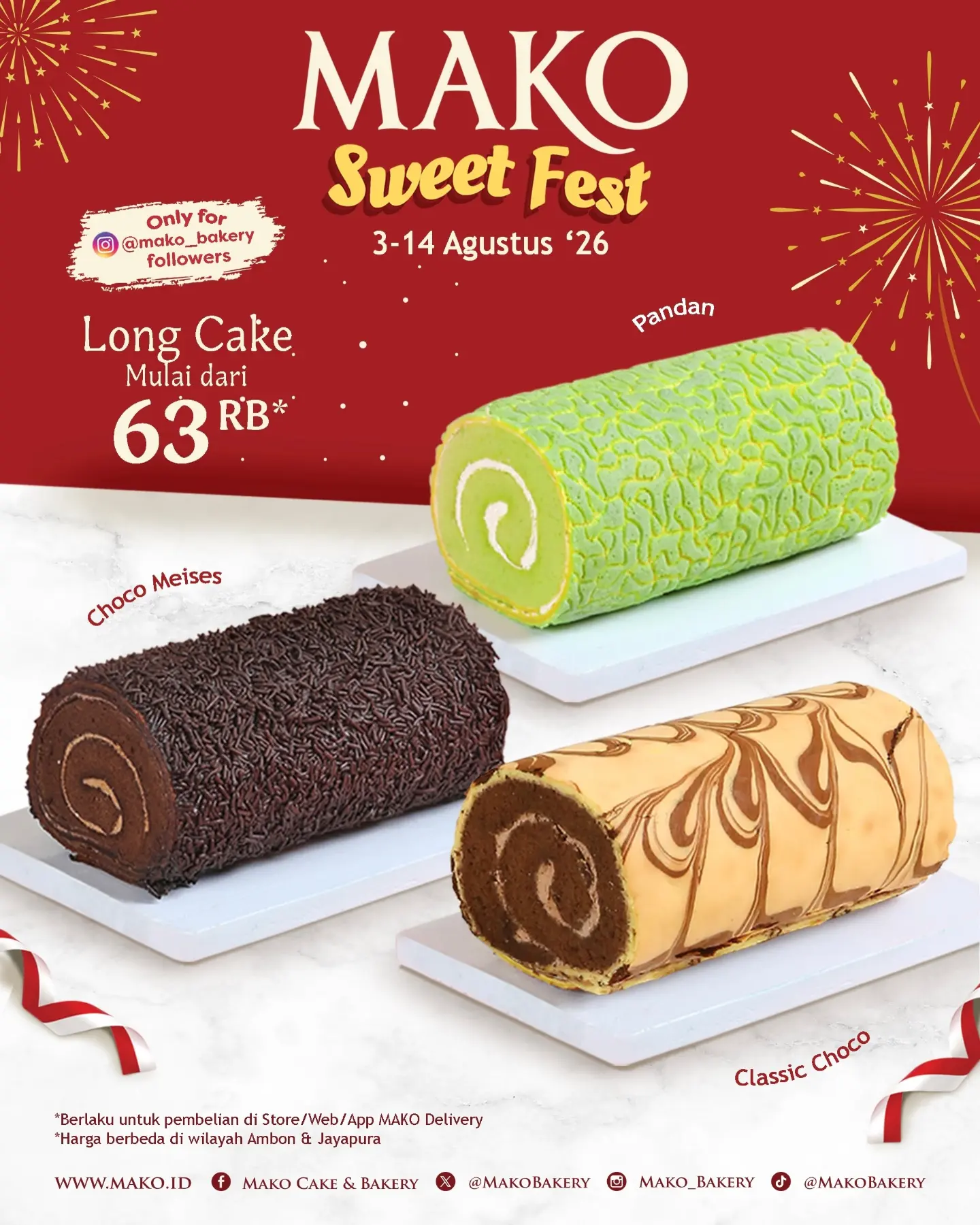 Sweet Fest at Mako Bakery: Cakes from Rp13K - Image 7