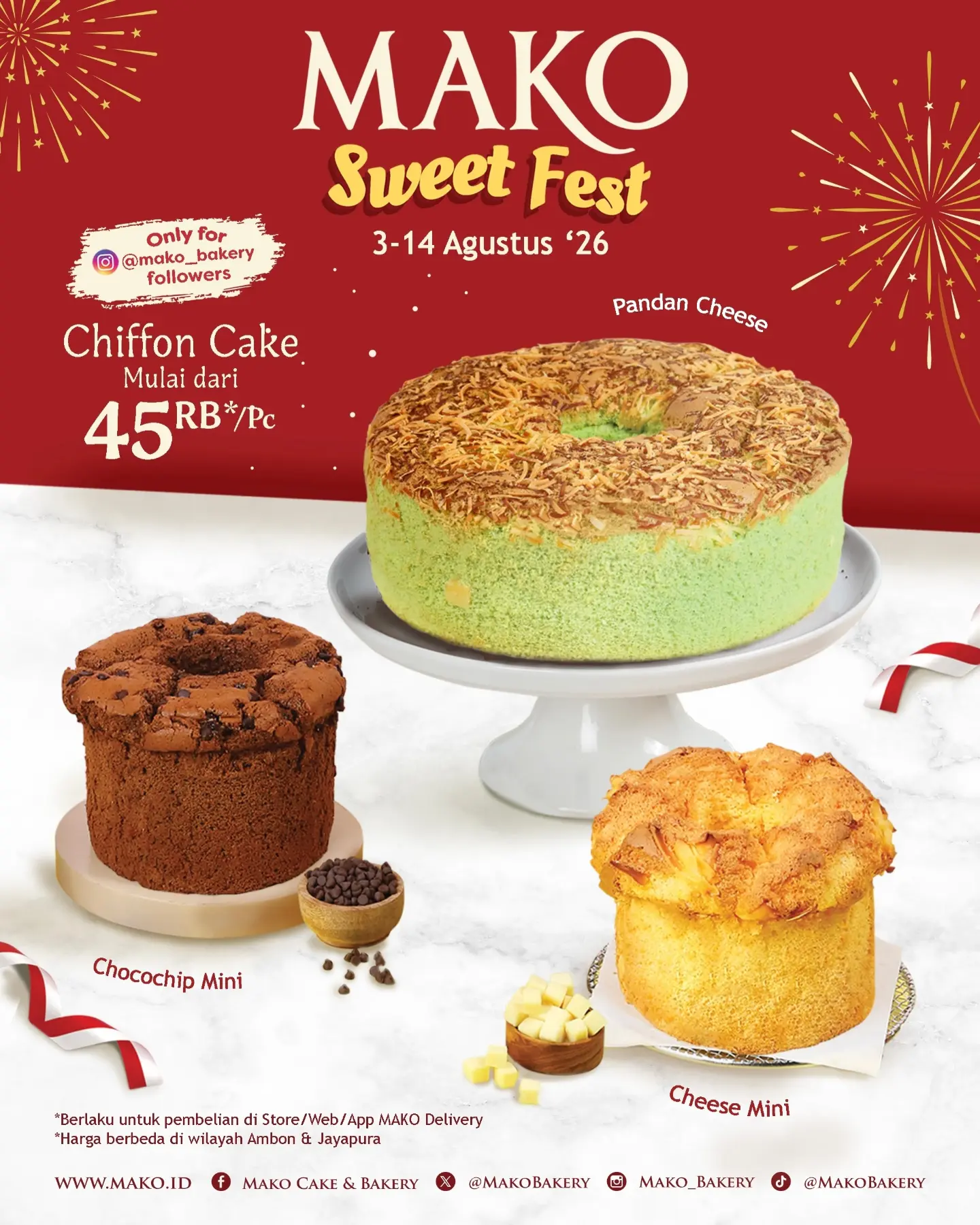 Sweet Fest at Mako Bakery: Cakes from Rp13K - Image 6