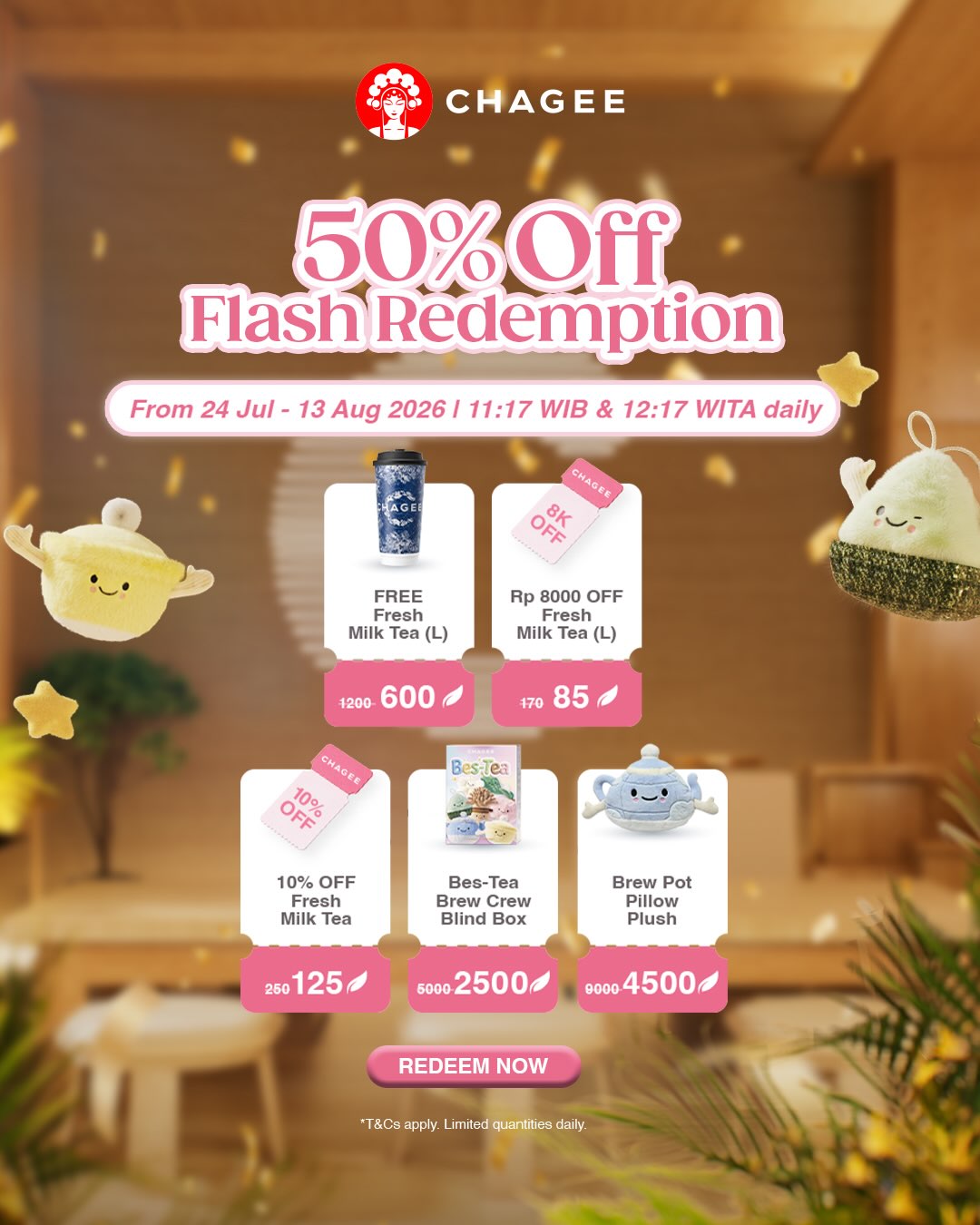 CHAGEE Friendship Day: Koleksi Plushie & Flash Sale 50%! - Image 4