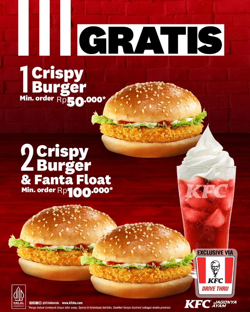 Promo KFC Drive Thru Bonus GRATIS