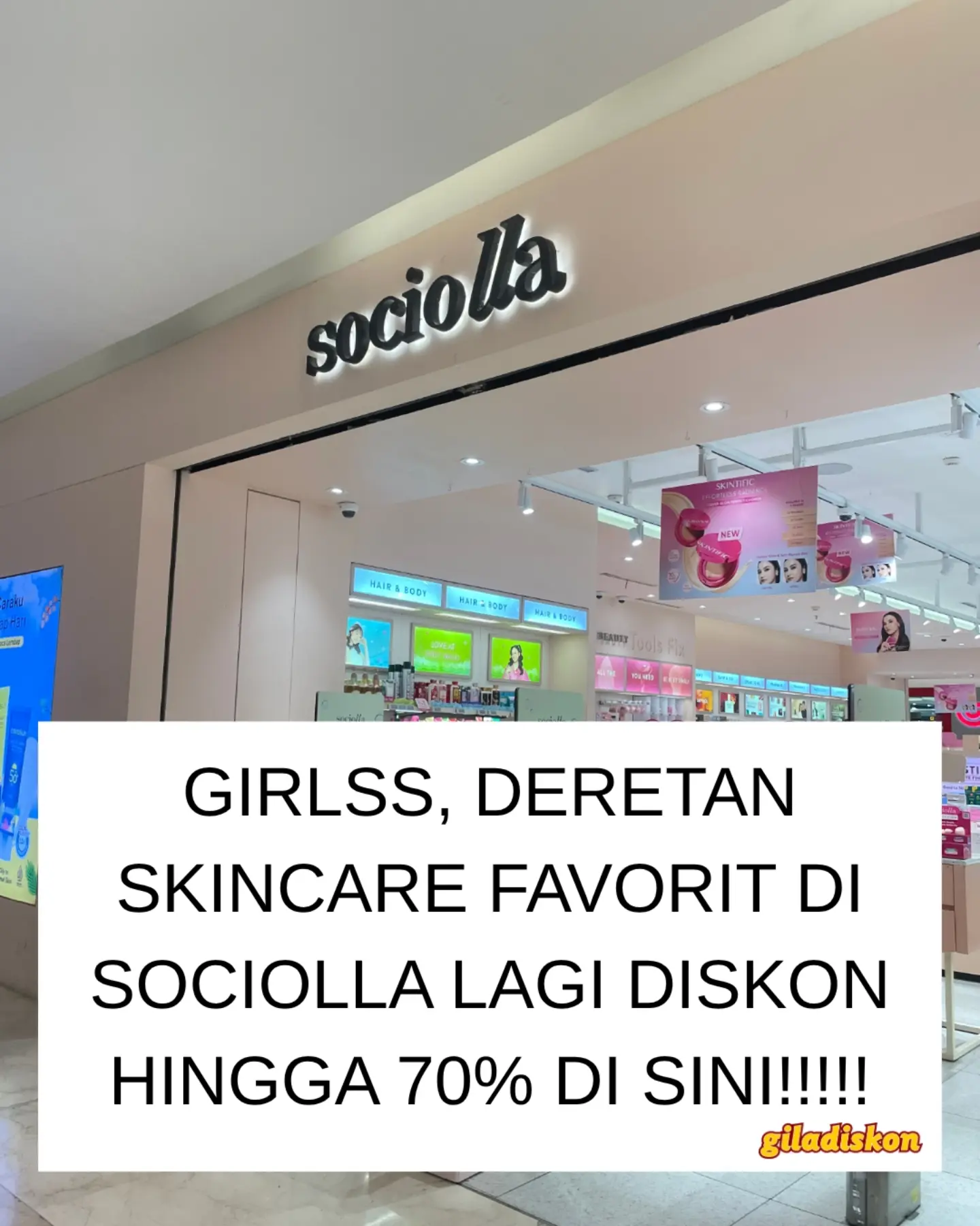 Sociolla Sale Produk Terpilih di Semua Store s/d 8 Agustus - Image 1