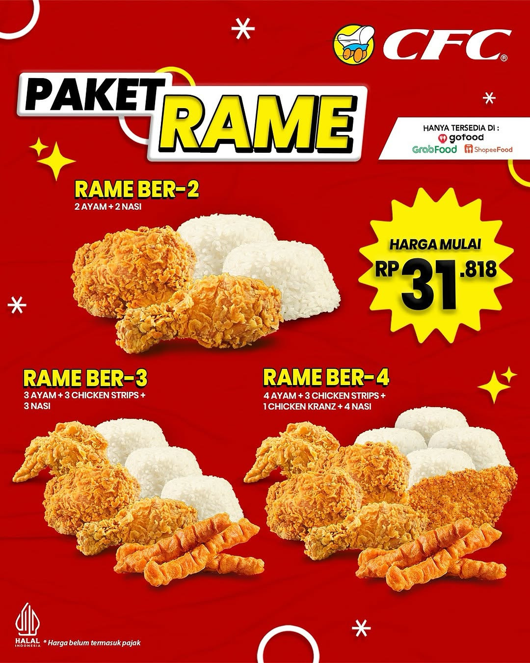 Promo CFC Paket Rame Mulai Dari Rp 31 Ribuan - Image 2