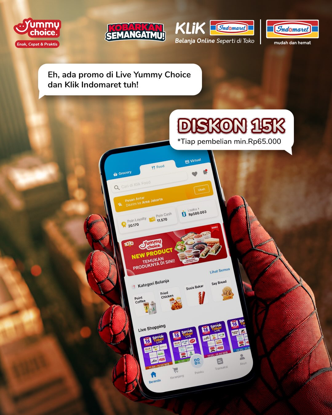 8.8: Diskon Rp15rb di Klik Indomaret + Brownies Rp8.800 - Image 3
