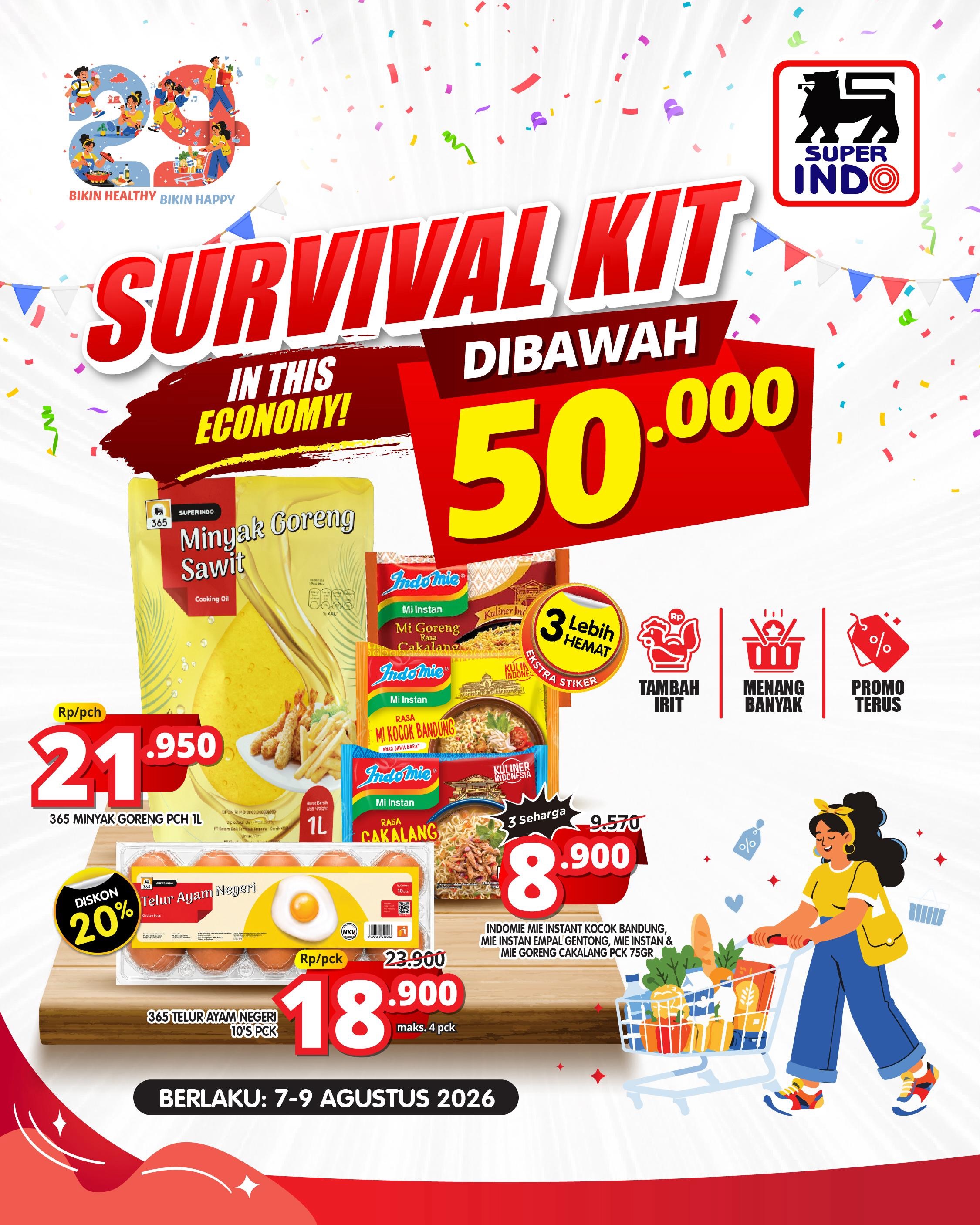 Promo SuperIndo 7-9 Agustus: Minyak, Mi Instan & Telur Hemat - Image 1