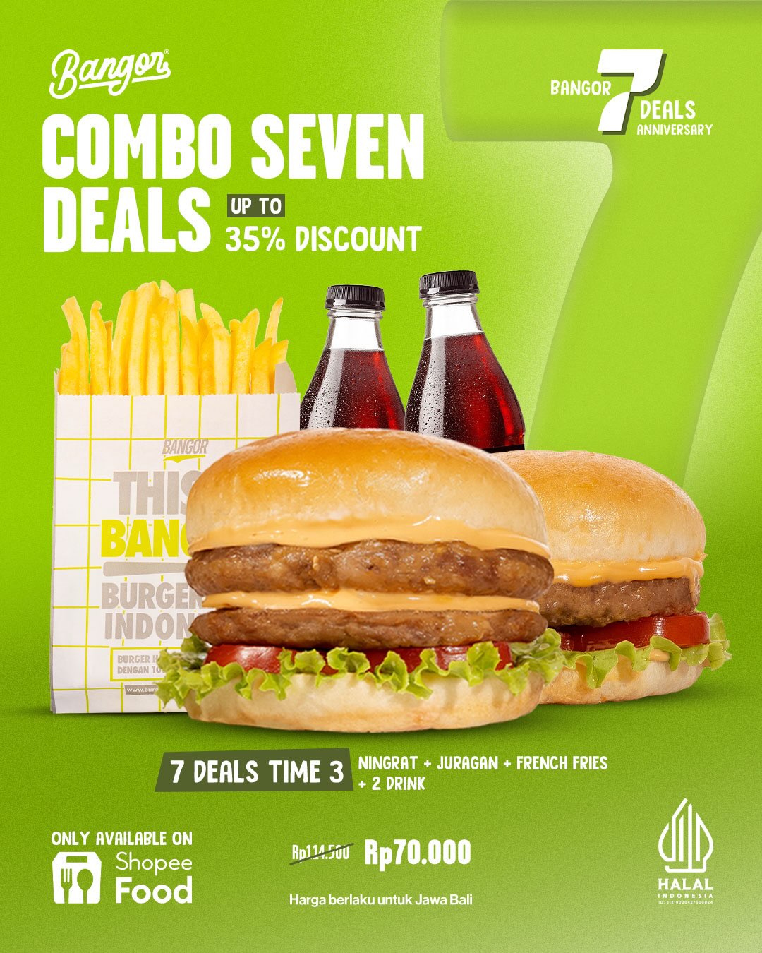 Burger Bangor Ulang Tahun ke-7: Promo Mulai 8 Ribuan! (8-9 Agustus) - Image 5
