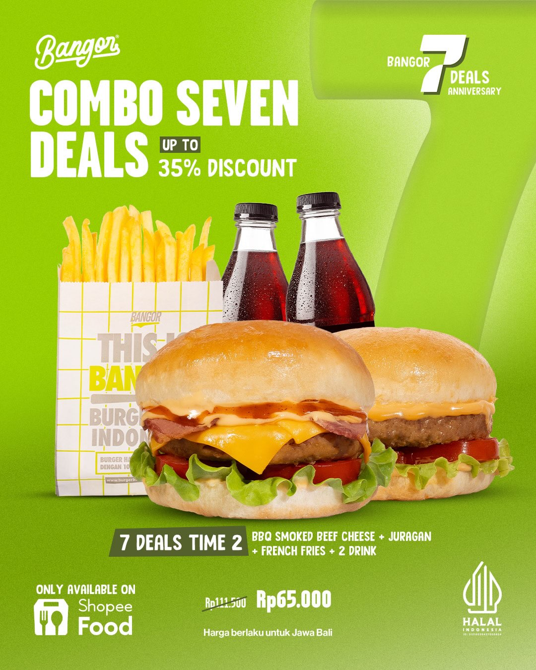 Burger Bangor Ulang Tahun ke-7: Promo Mulai 8 Ribuan! (8-9 Agustus) - Image 4
