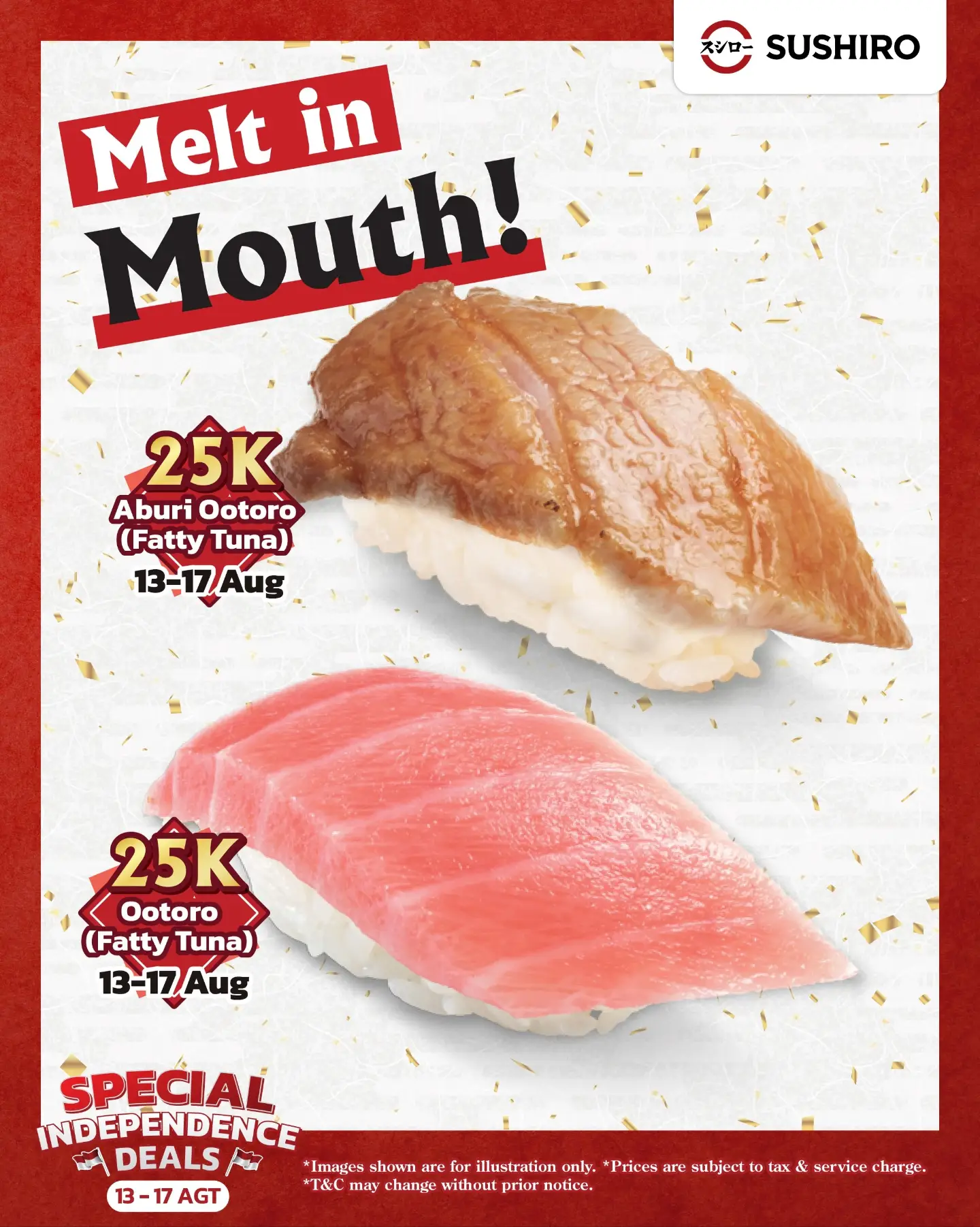 Promo Merdeka Sushiro: Bebas Pilih Sushi Favoritmu! - Image 3