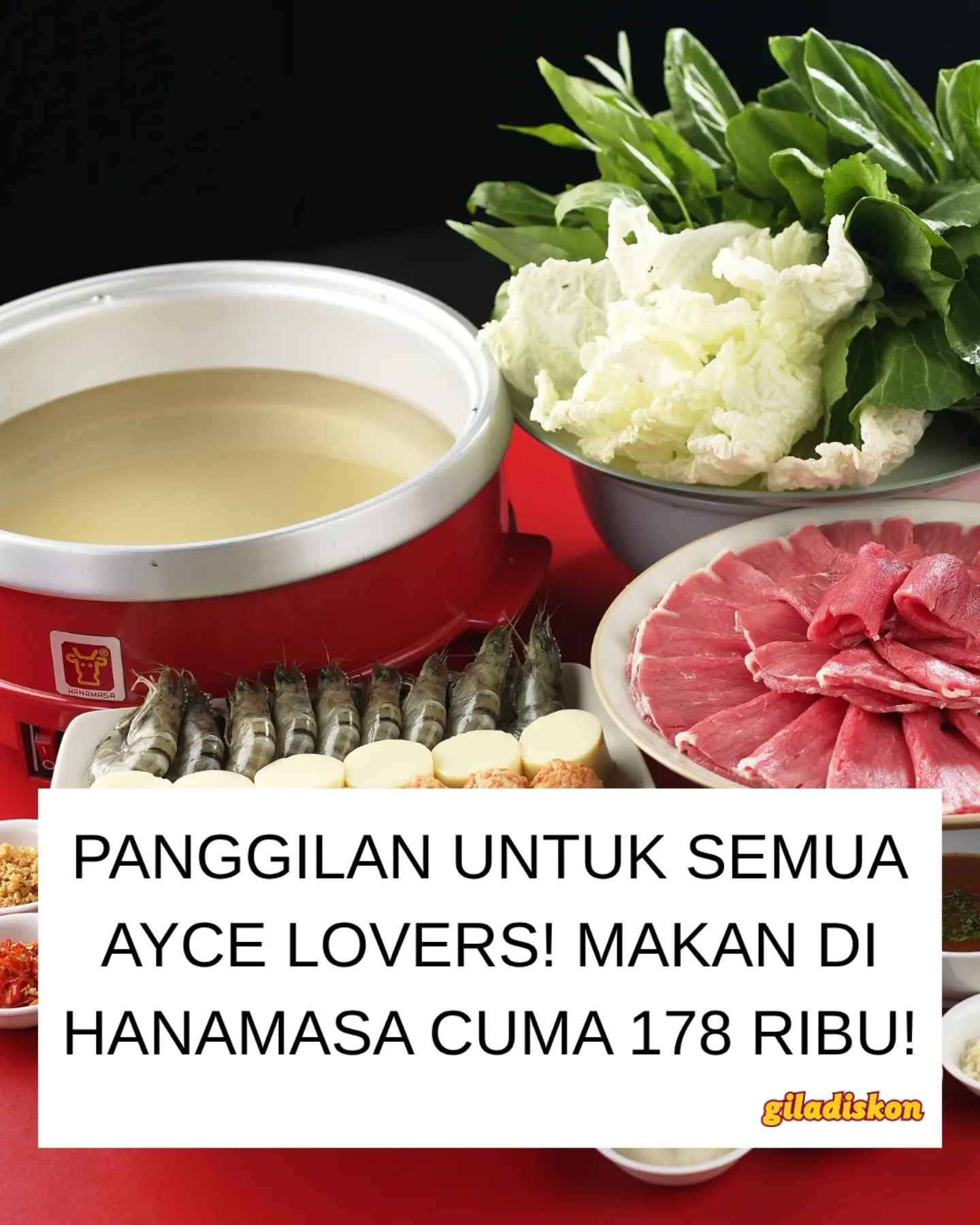 Merdeka Sepuasnya: 178rb Nett/Orang di Hanamasa