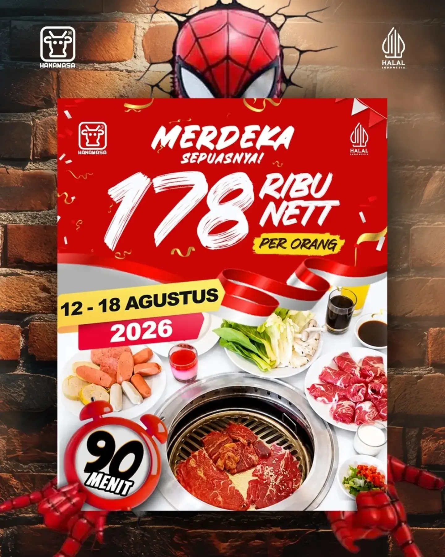 Merdeka Sepuasnya: 178rb Nett/Orang di Hanamasa - Image 3