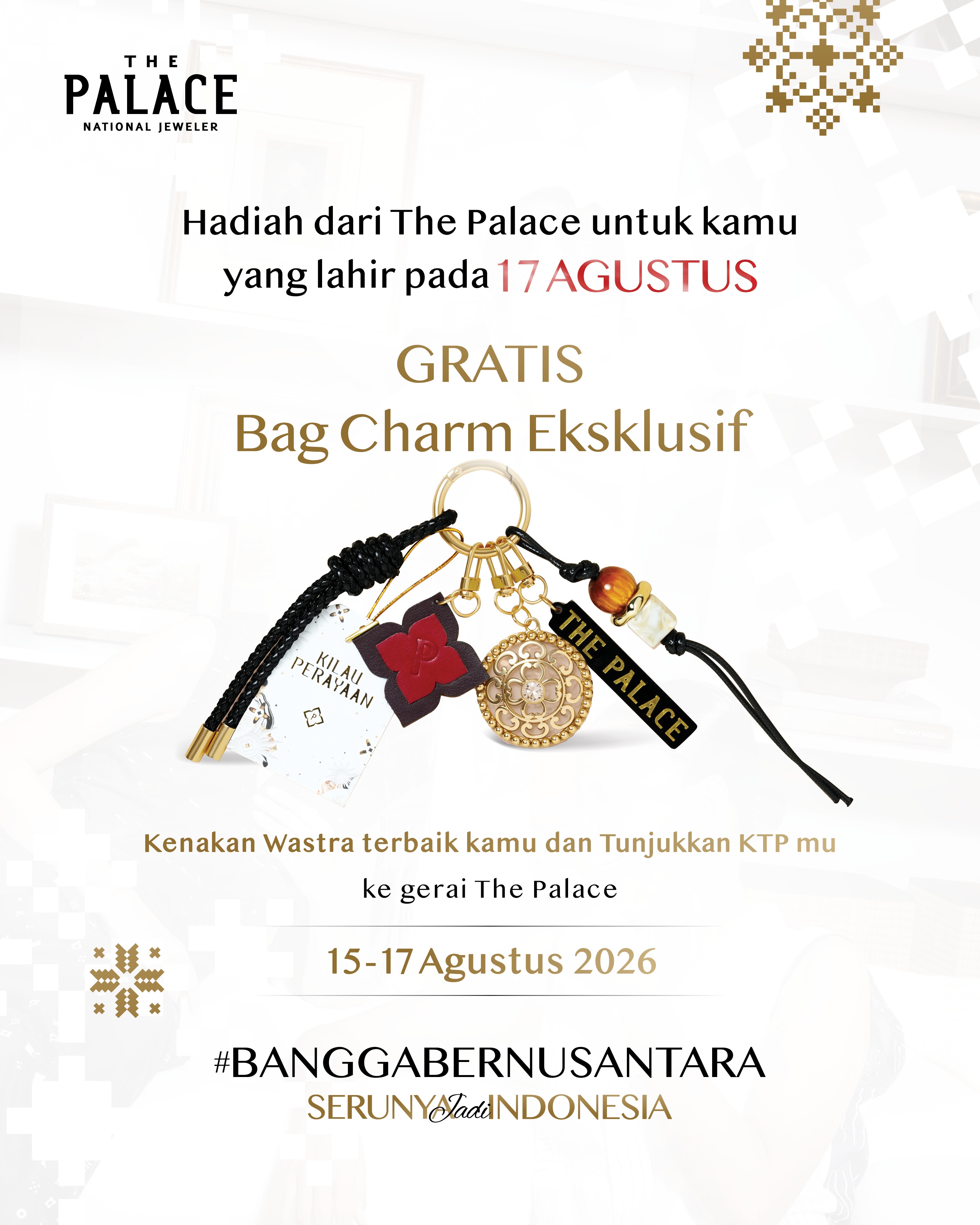 Diskon 45% Emas & Cashback Rp4,5 Juta saat Pakai Wastra di The Palace Jeweler - Image 2