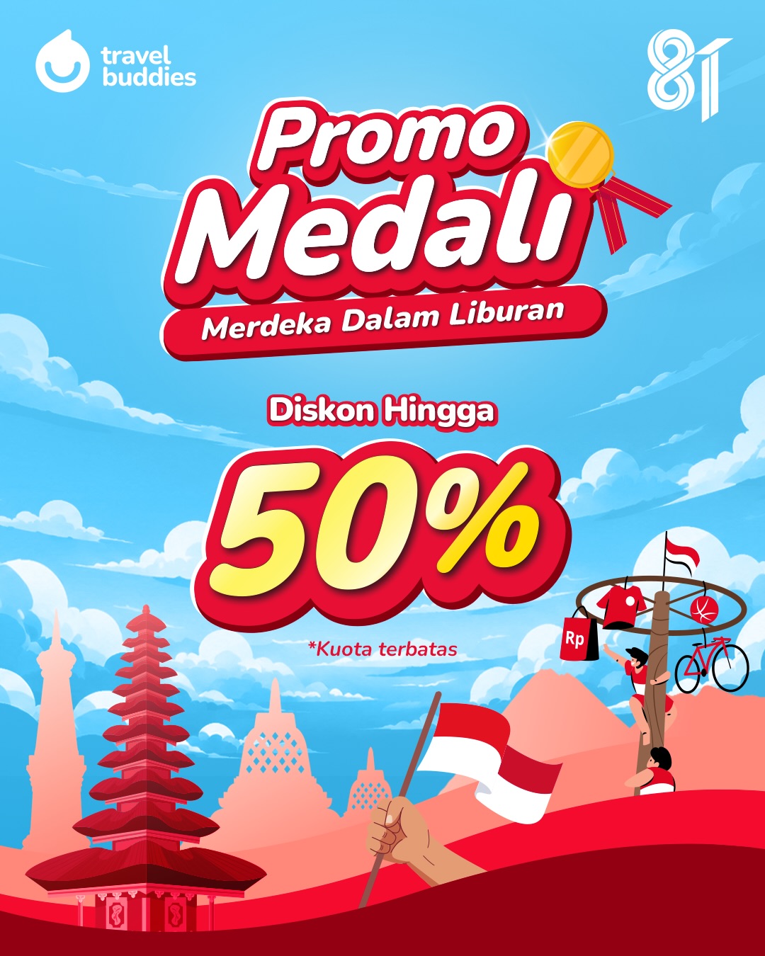 Promo Medali: Diskon 50% untuk Liburan Kemerdekaan! - Image 2