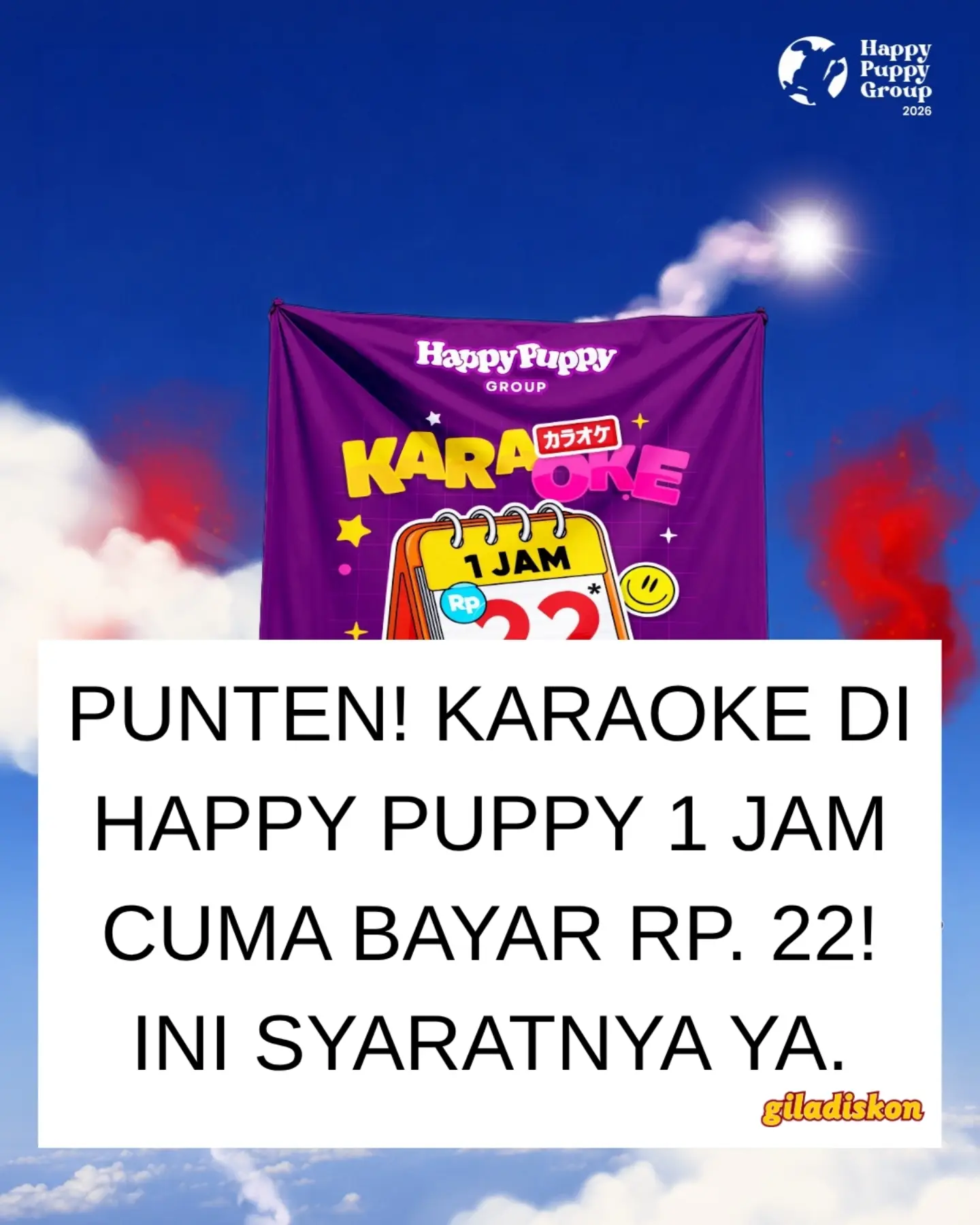 Karaoke 1 Jam Rp22 Setiap Tanggal 22! - Image 1