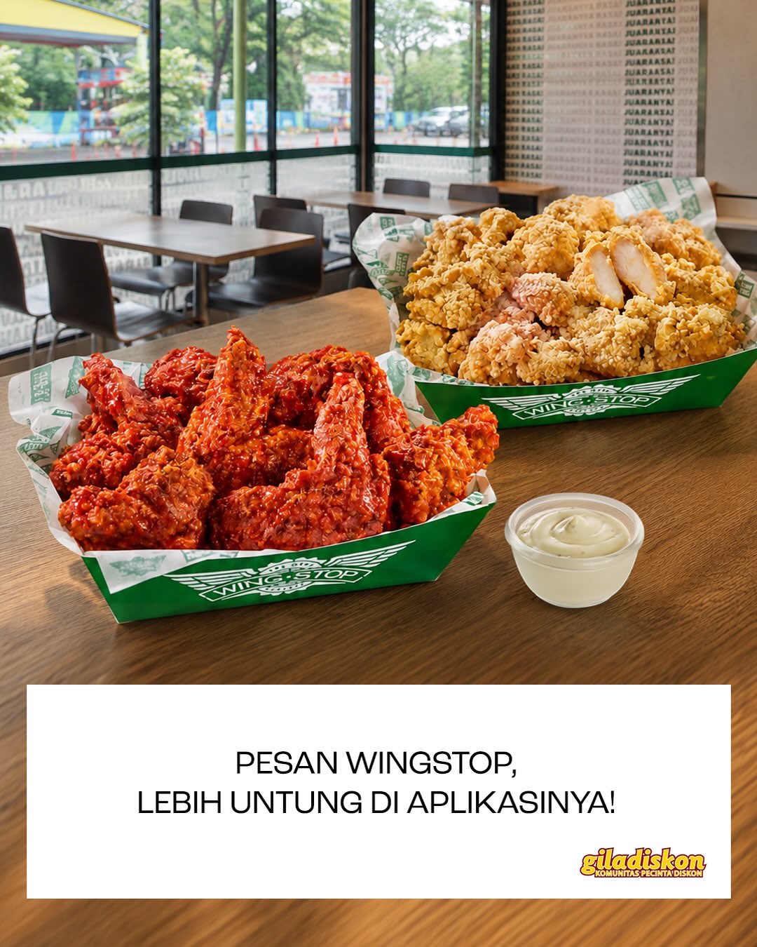 Buy 1 Get 1 Wings & Boneless di Aplikasi Wingstop! - Image 1