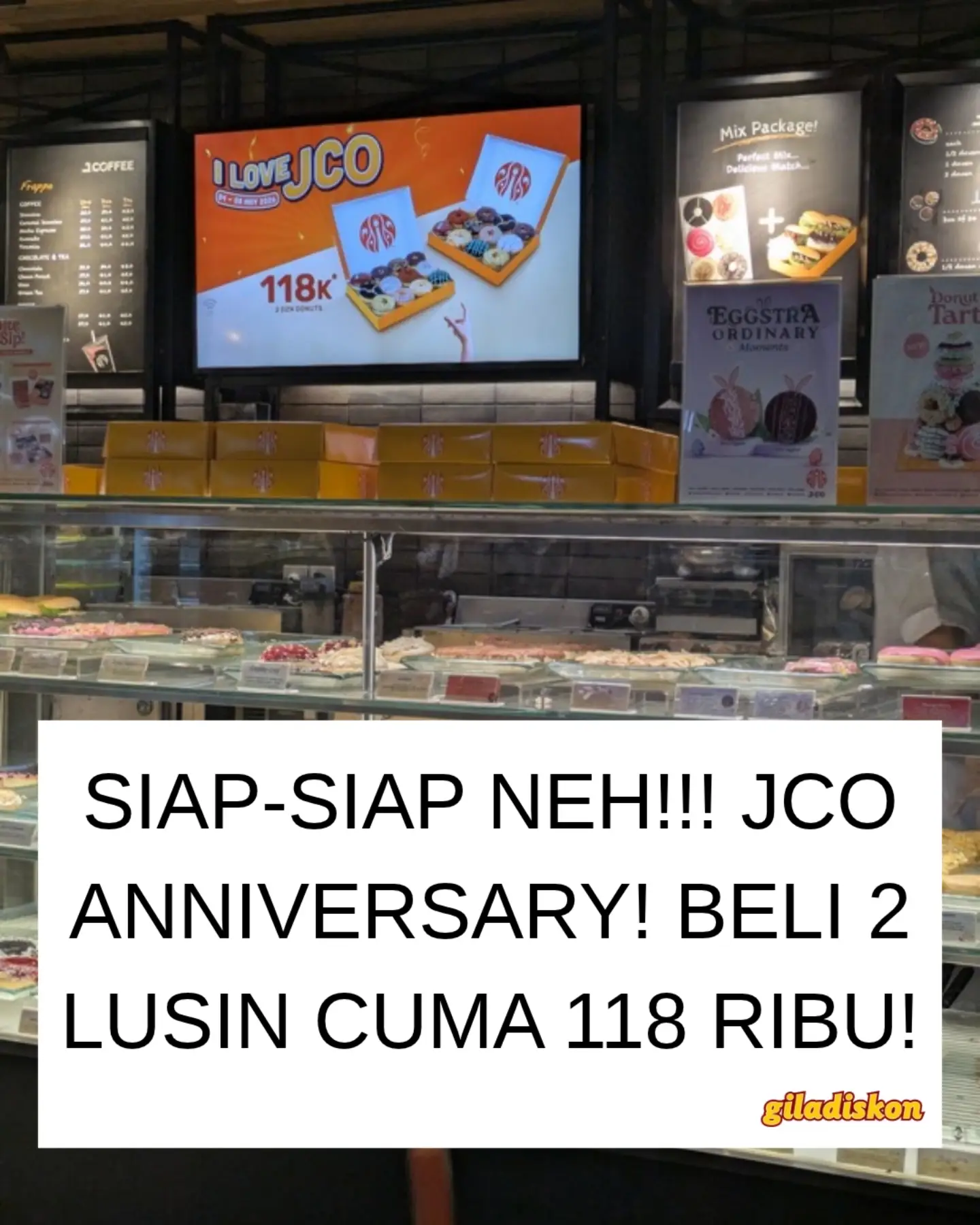 JCO Anniversary: 2 Lusin Donuts Rp118 Ribu - Image 1