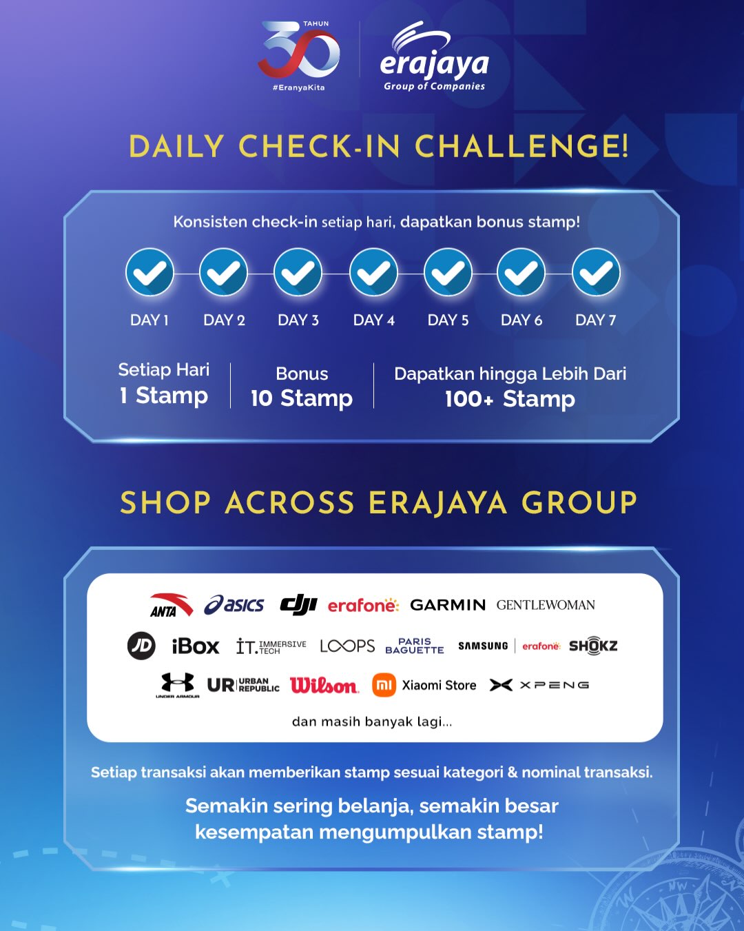 Erajaya 30th Treasure Hunt: Kumpulkan Stamp, Raih Hadiah! - Image 3