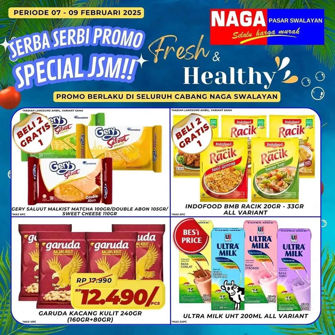 Promo Naga Swalayan JSM Periode 7 - 9 Februari 2025 - Image 1