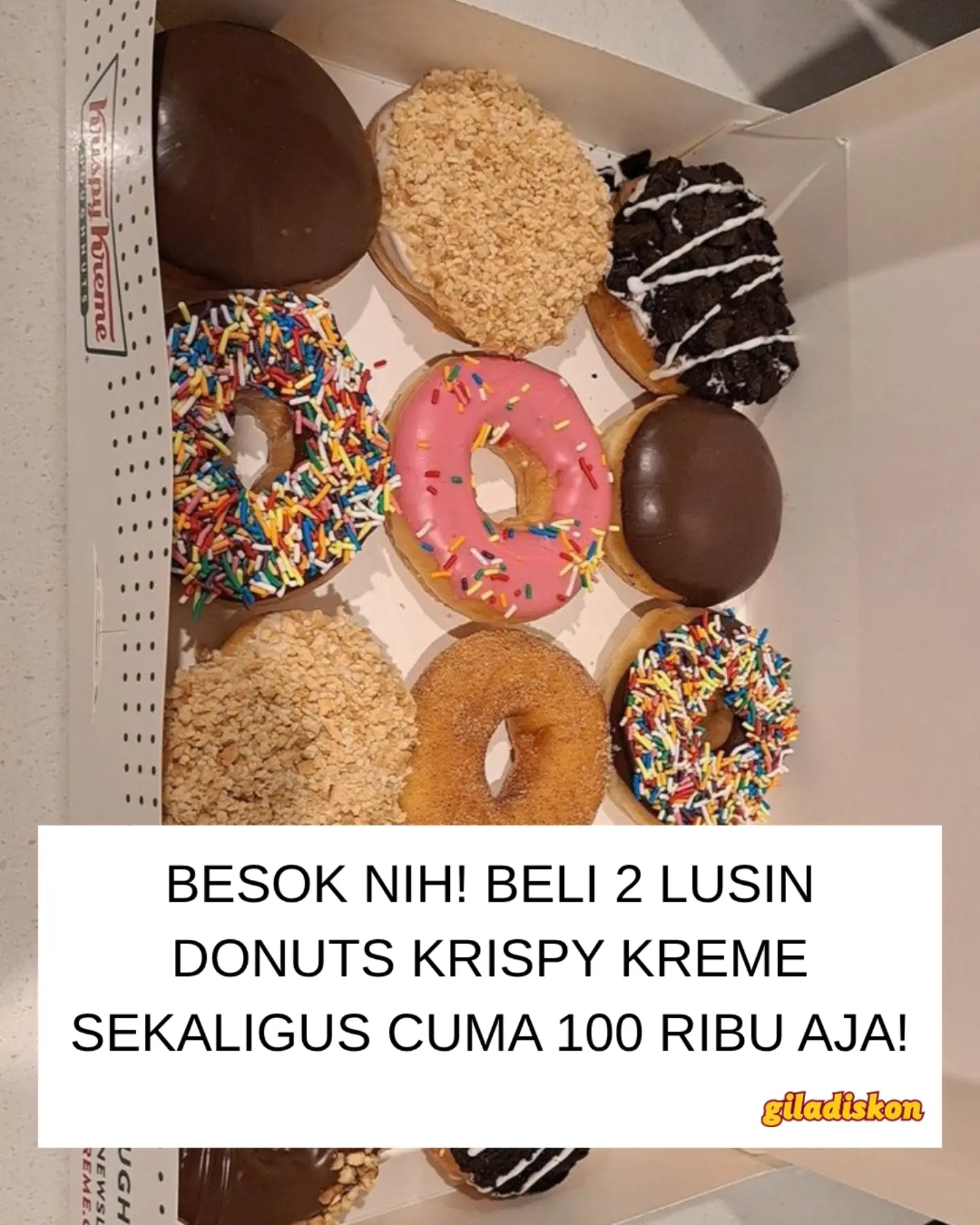 2 Lusin Donat Hanya 100 Ribu! - Image 1
