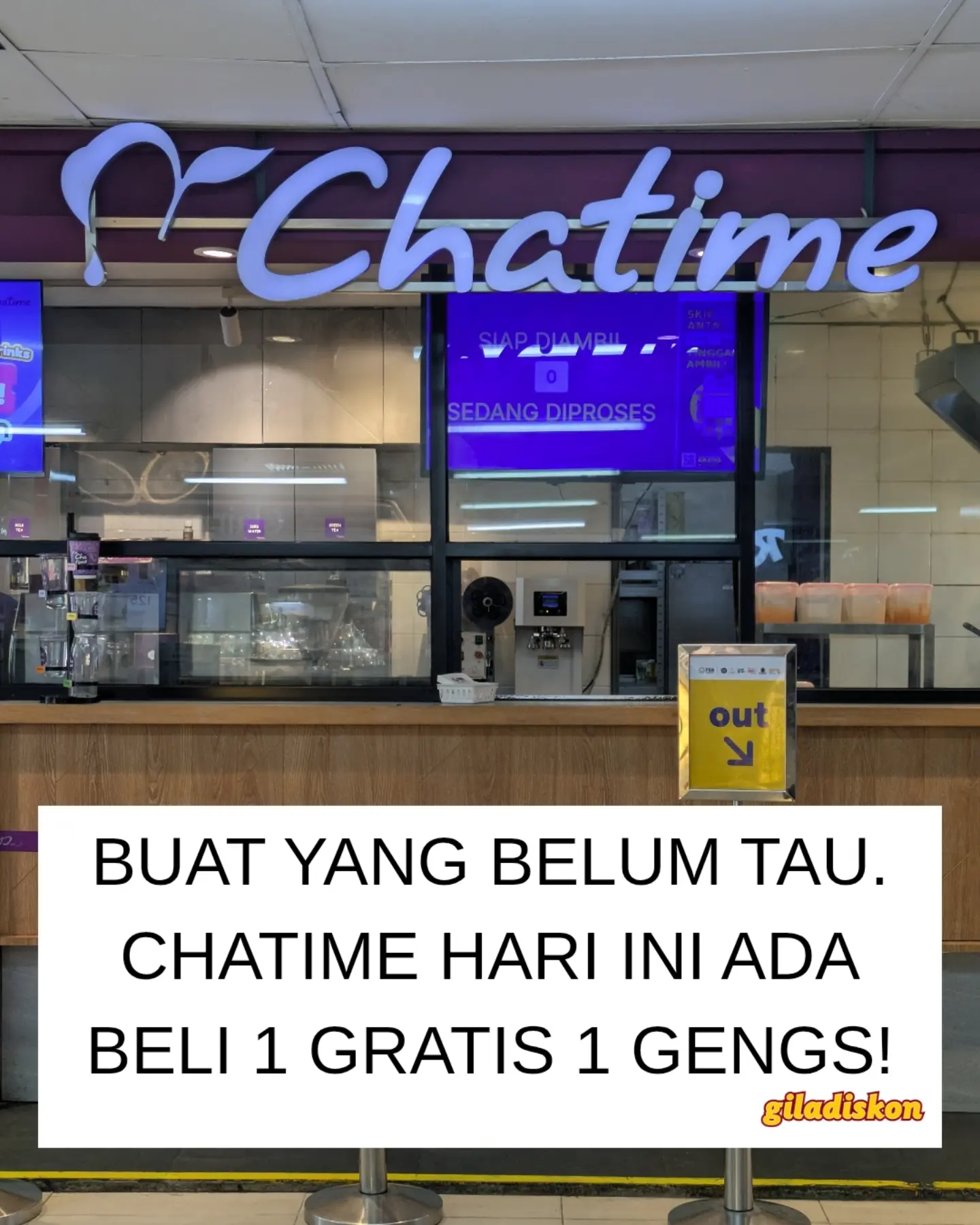 Chatime B1G1: Beli 1 Gratis 1, Ajak Bestie! - Image 1