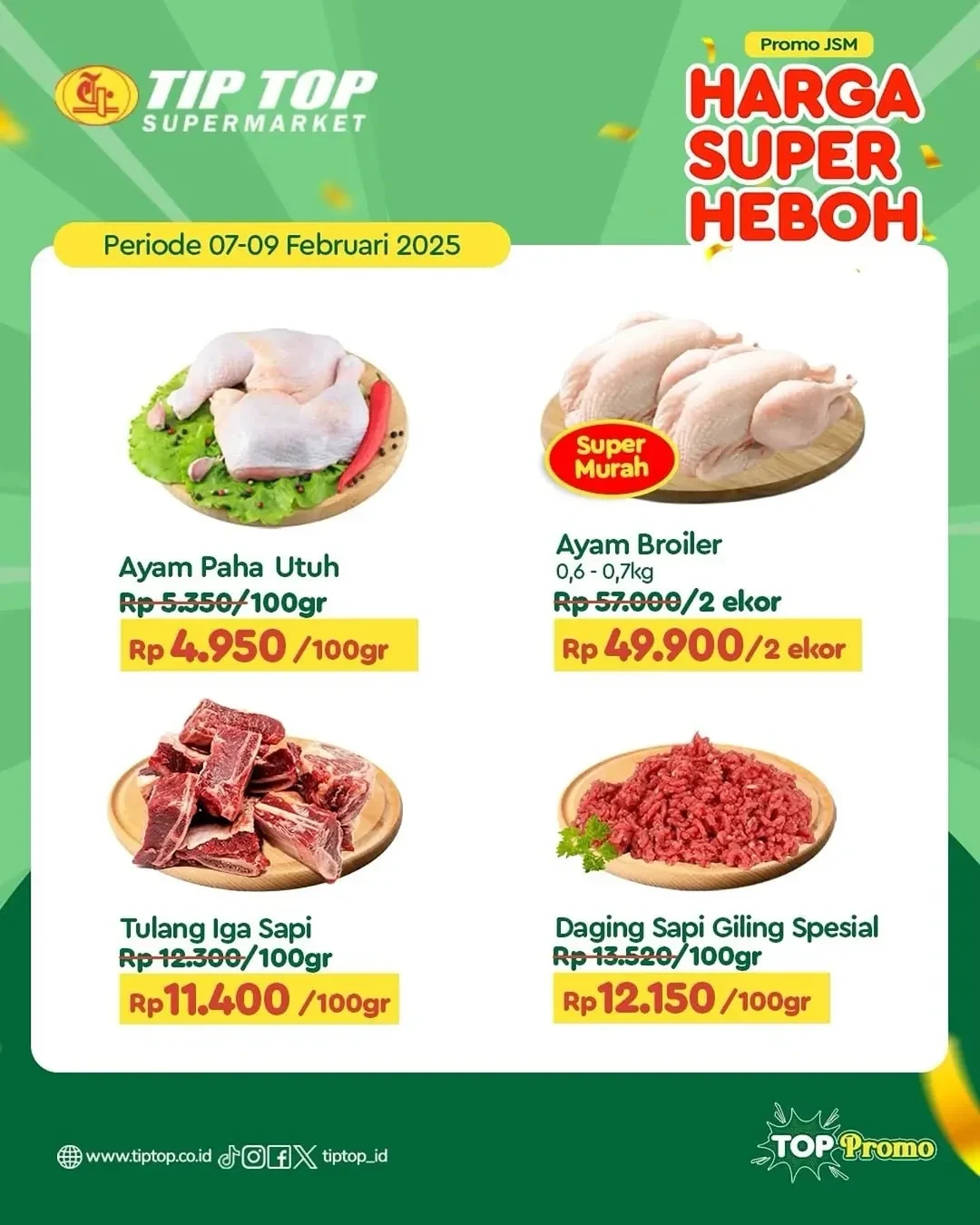 Promo Tip Top JSM Harga Super Heboh  7 - 9 Februari 2025 - Image 2