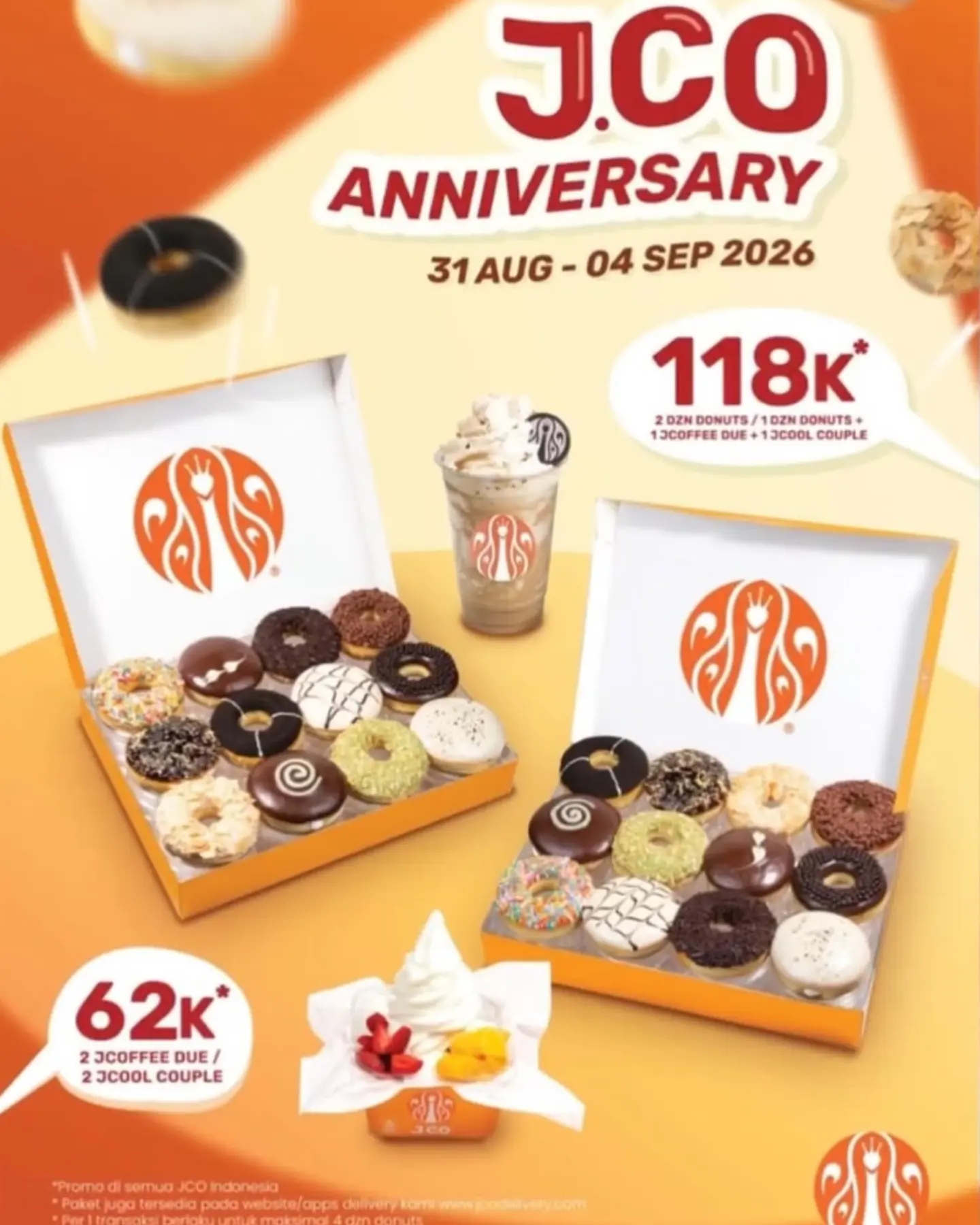 J.CO Anniversary Sale: 2 Lusin Donut Mulai 118rb! - Image 2