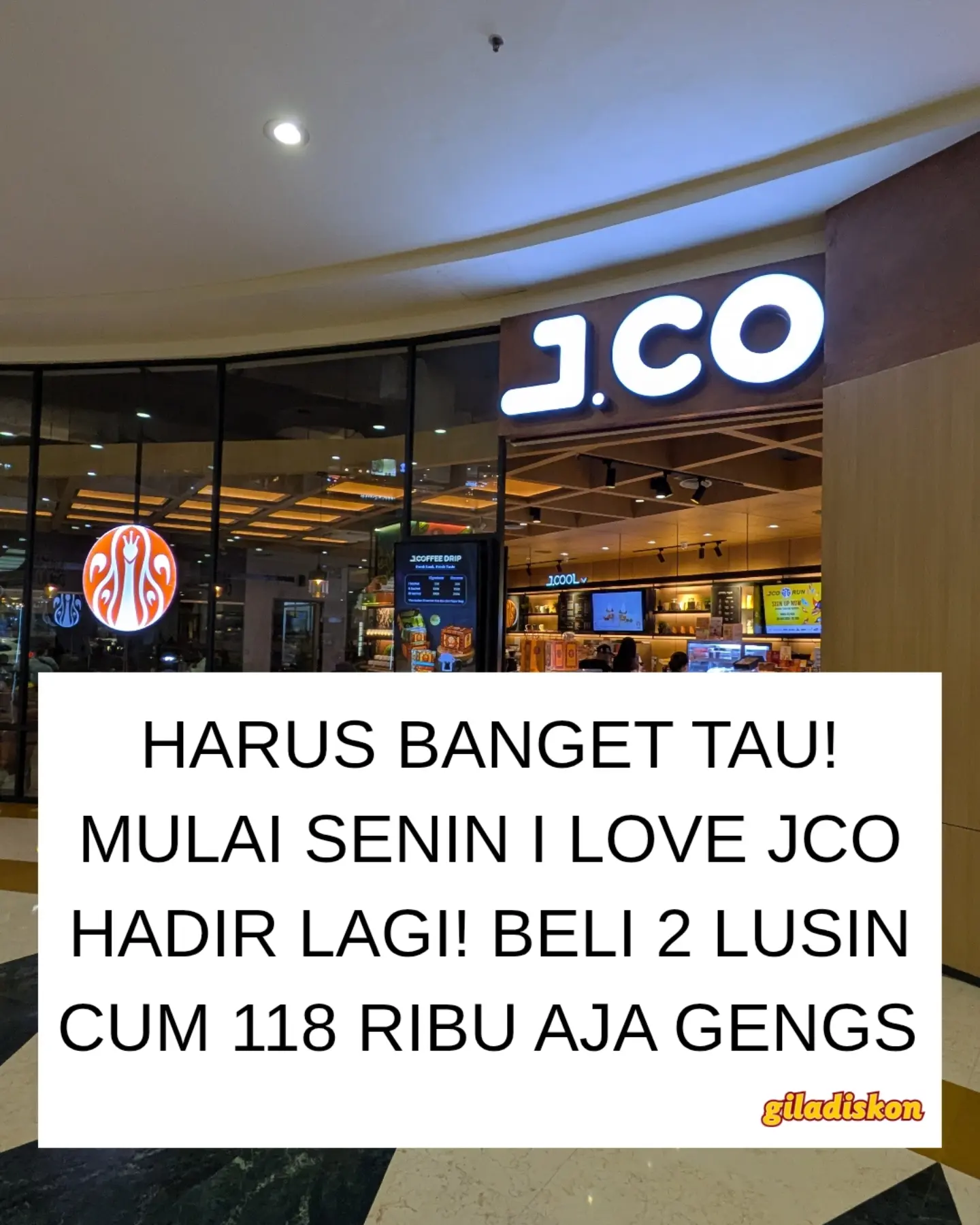 J.CO Anniversary Sale: 2 Lusin Donut Mulai 118rb!