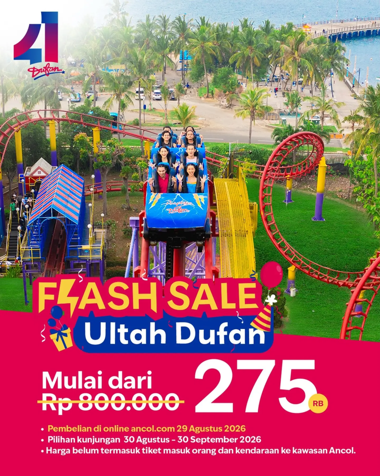Flash Sale HUT Dufan: Tiket Mulai Rp275.000 - Image 1