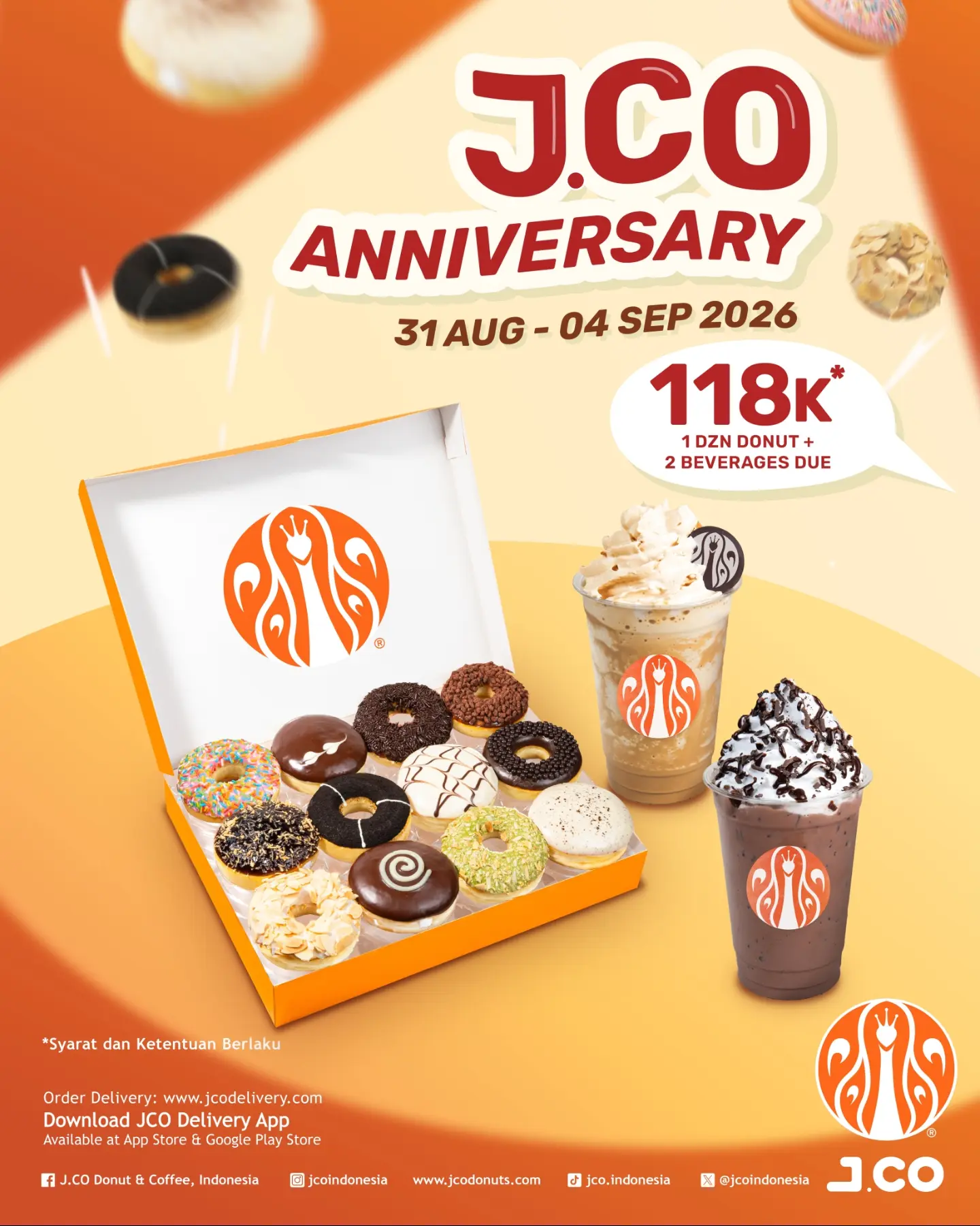 JCO 21st Anniversary Deals: Donuts from Rp118K, Cakes Rp35K - Image 4