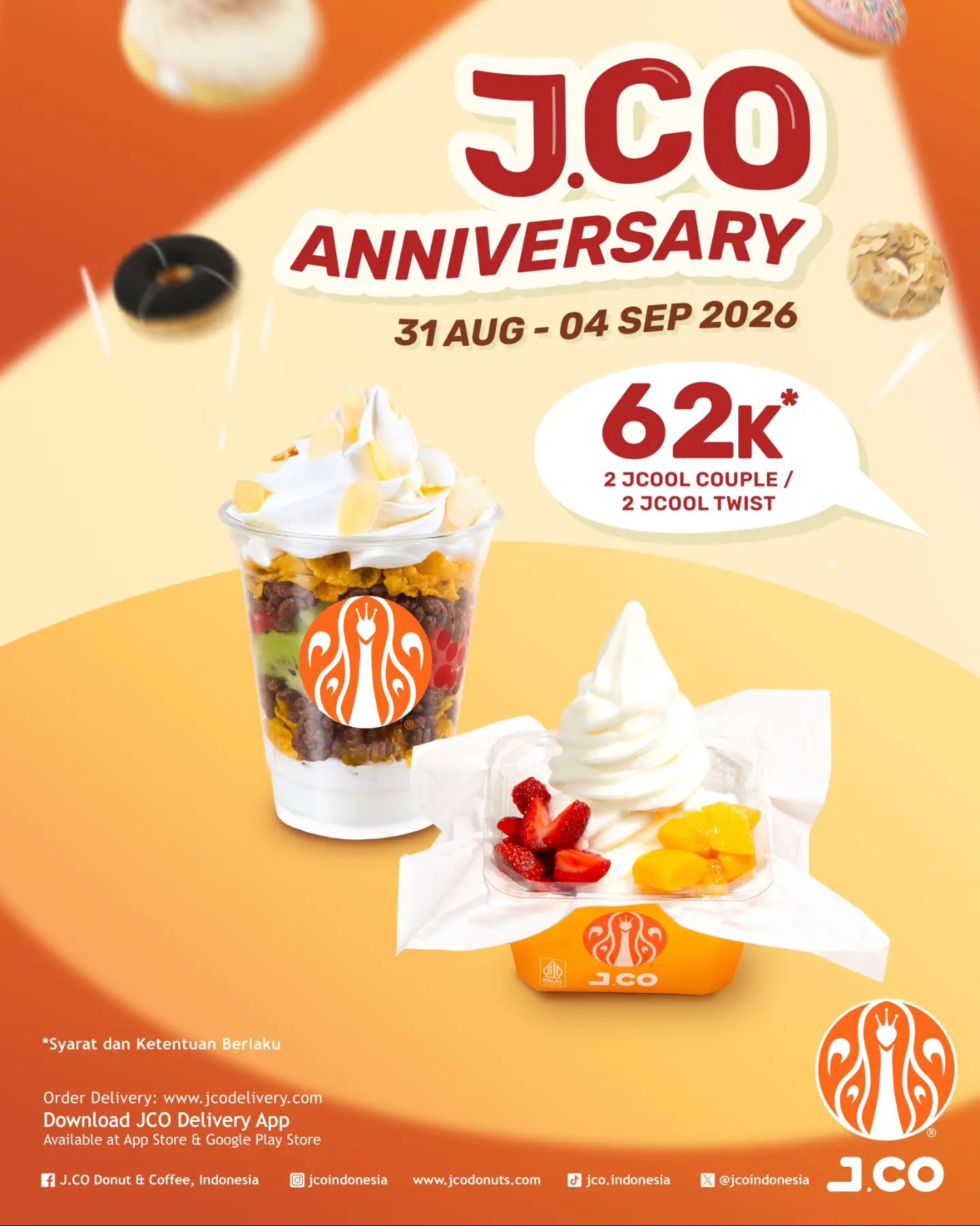 JCO 21st Anniversary Deals: Donuts from Rp118K, Cakes Rp35K - Image 7
