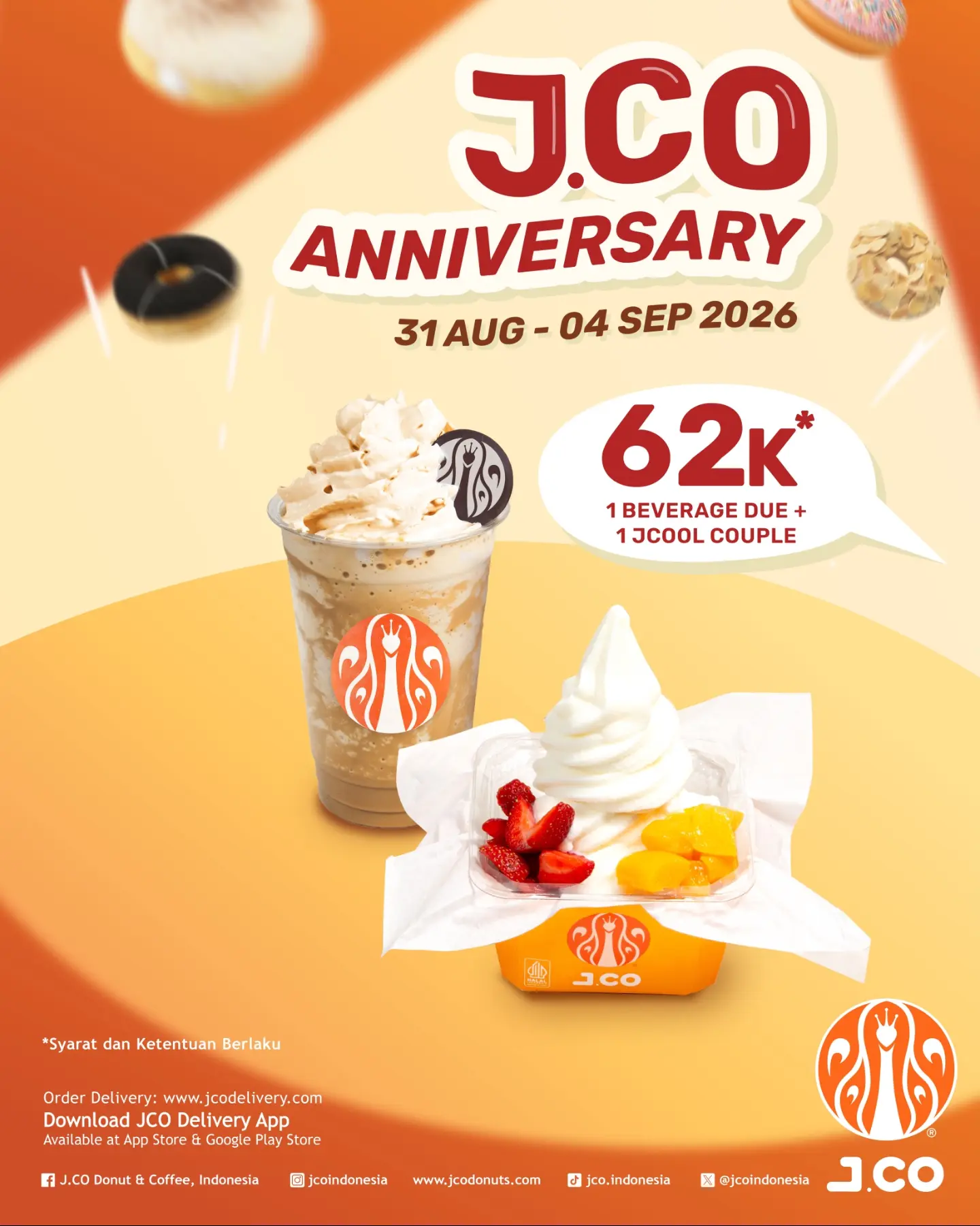 JCO 21st Anniversary Deals: Donuts from Rp118K, Cakes Rp35K - Image 5