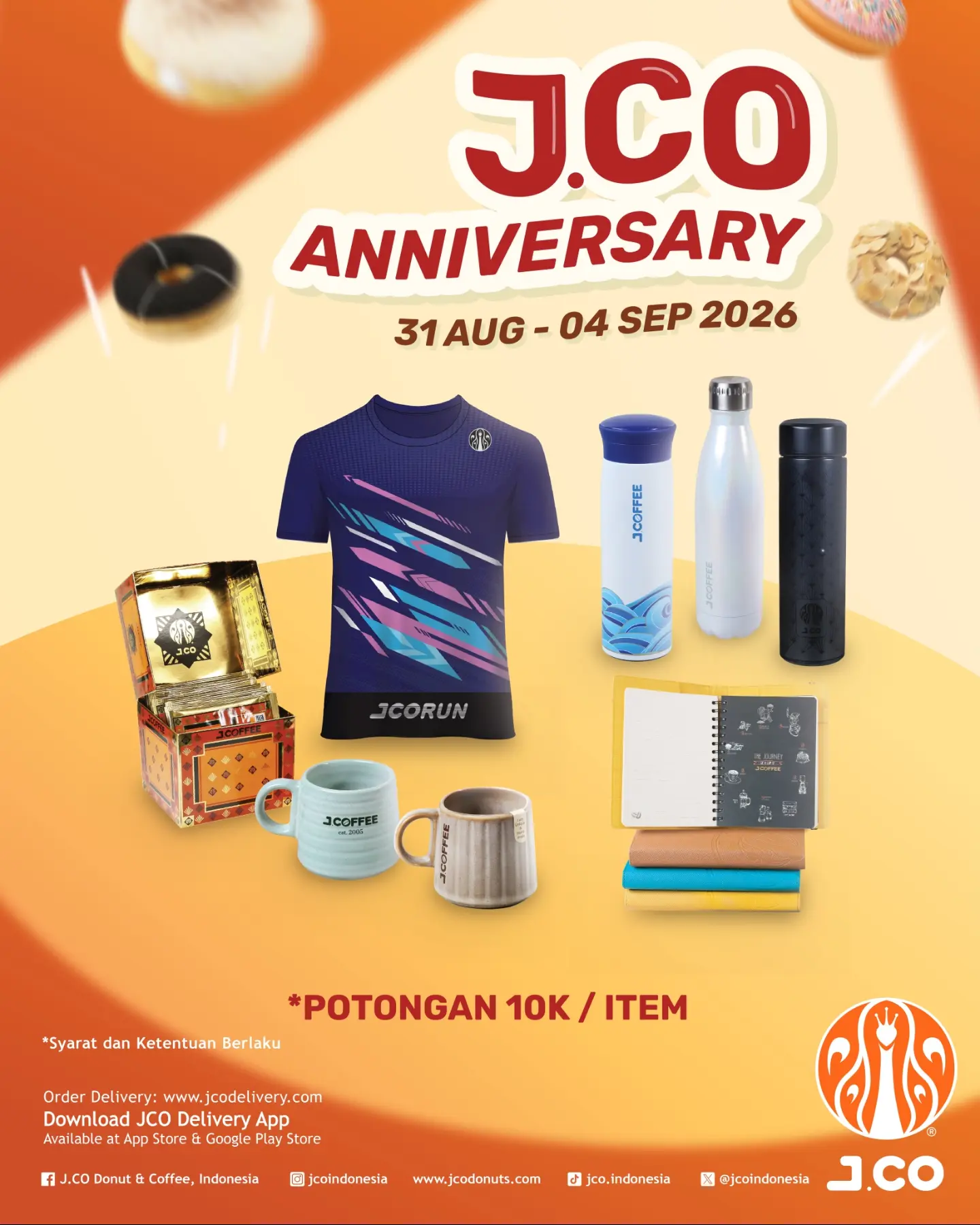 JCO 21st Anniversary Deals: Donuts from Rp118K, Cakes Rp35K - Image 10