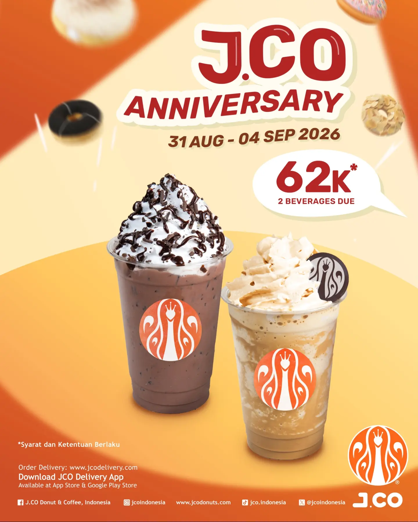 JCO 21st Anniversary Deals: Donuts from Rp118K, Cakes Rp35K - Image 6