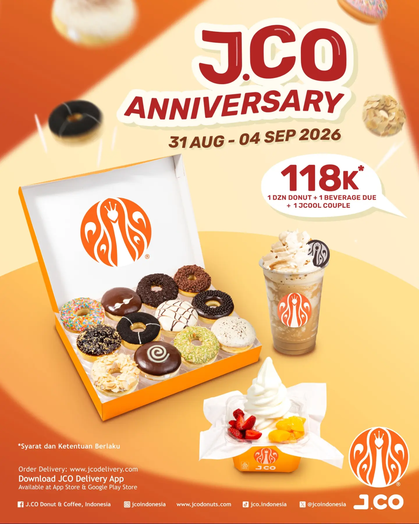 JCO 21st Anniversary Deals: Donuts from Rp118K, Cakes Rp35K - Image 3