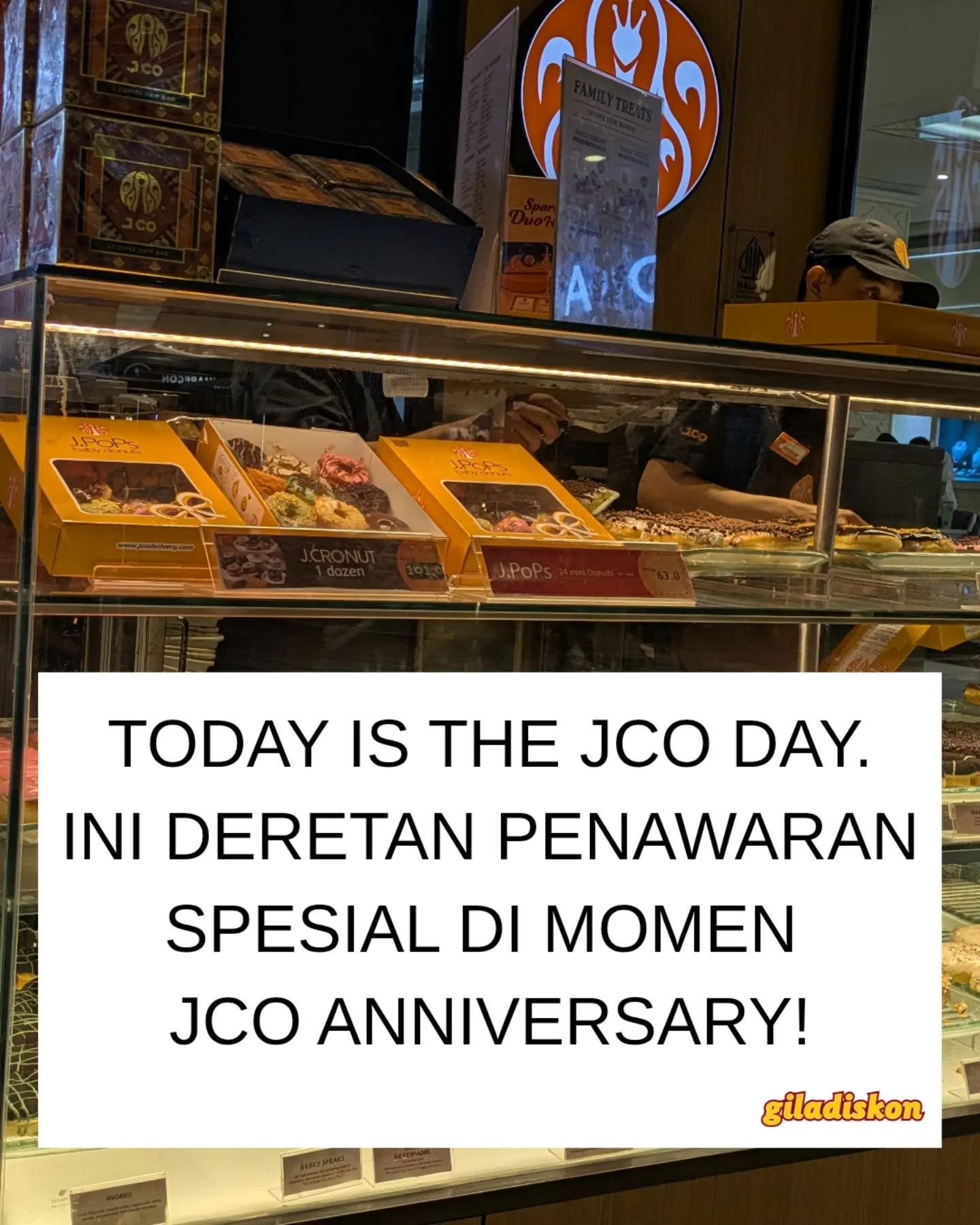 JCO 21st Anniversary Deals: Donuts from Rp118K, Cakes Rp35K - Image 1