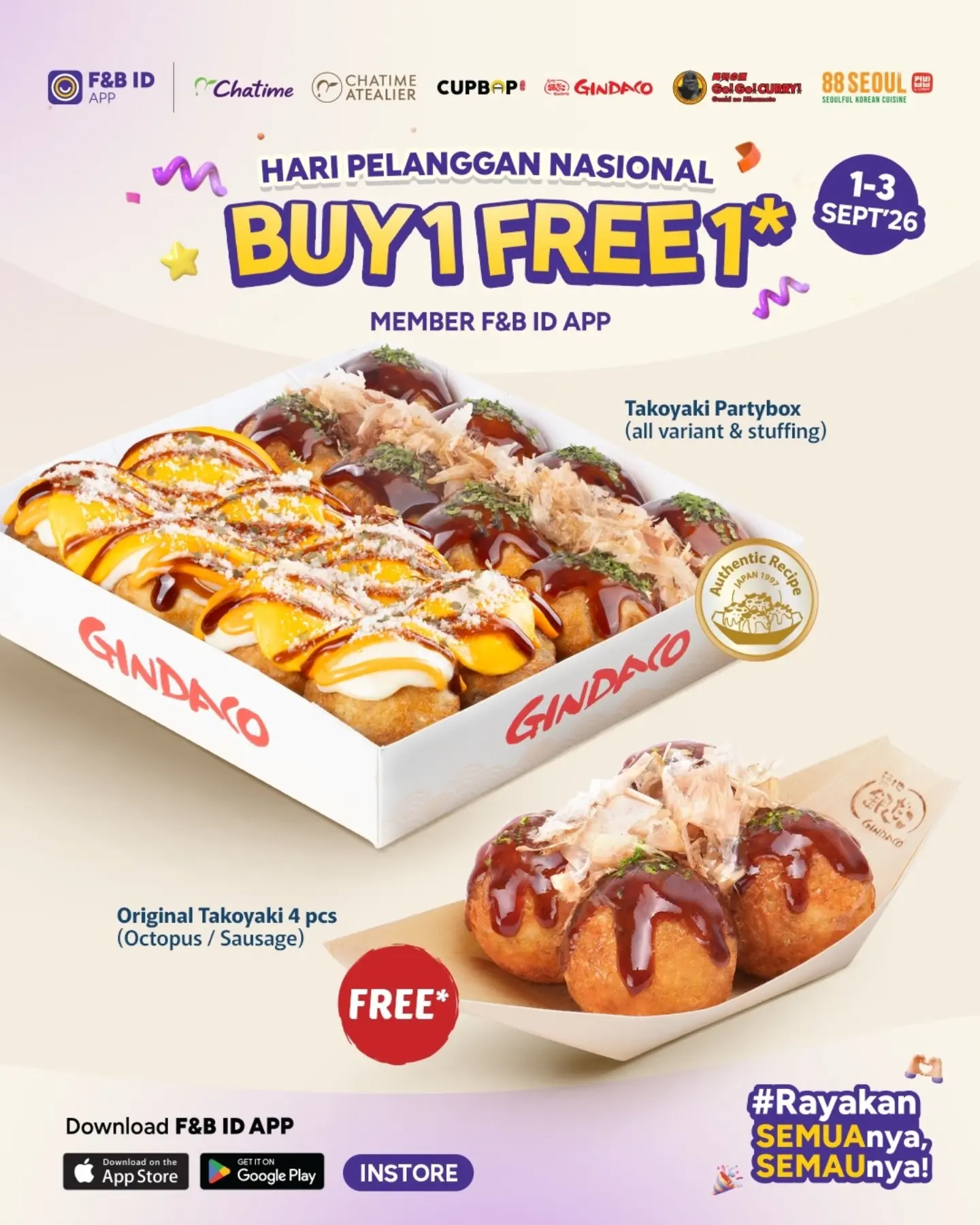 Buy 1 Free 1 Semua Brand F&B ID untuk Member - Image 6