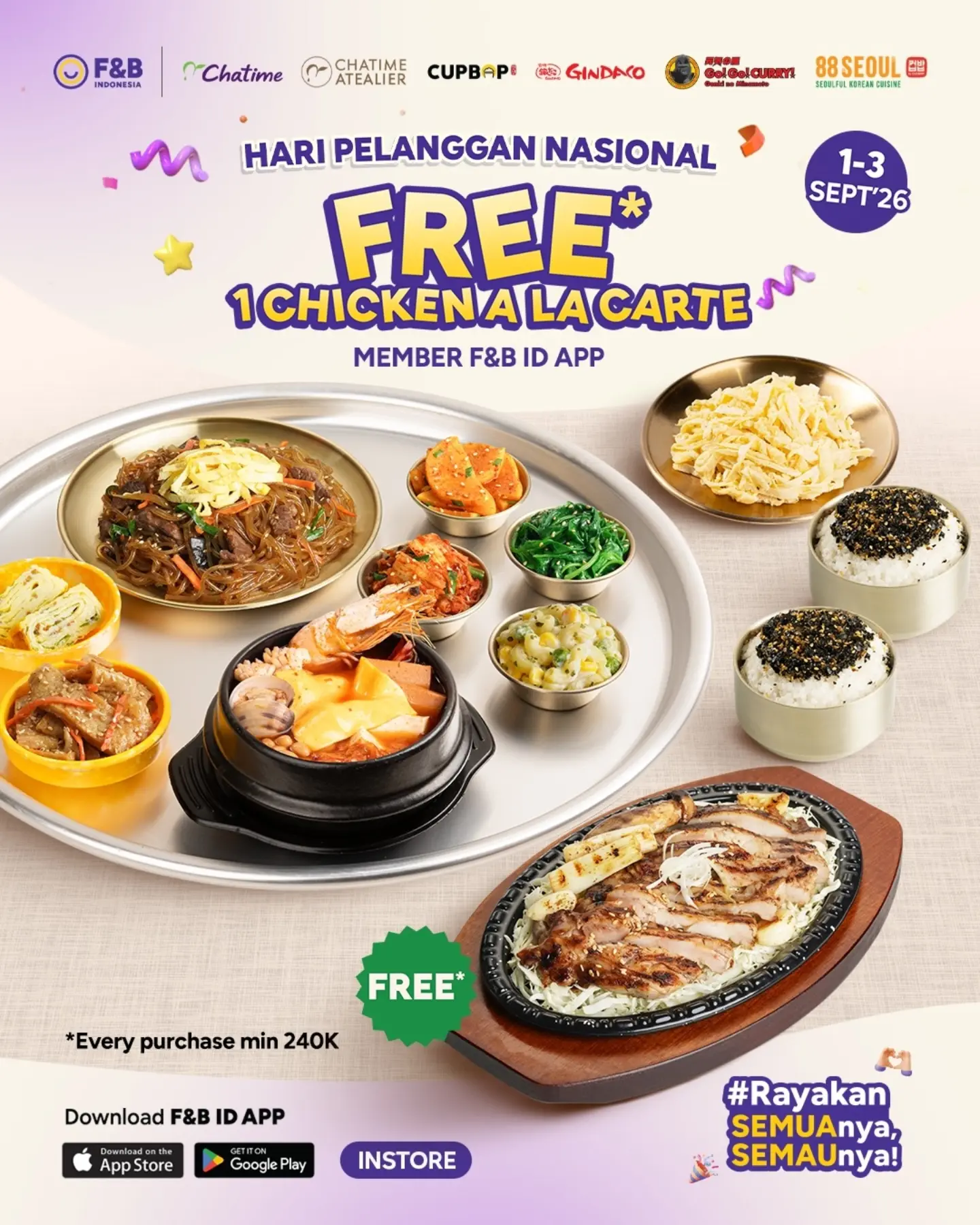 Buy 1 Free 1 Semua Brand F&B ID untuk Member - Image 8