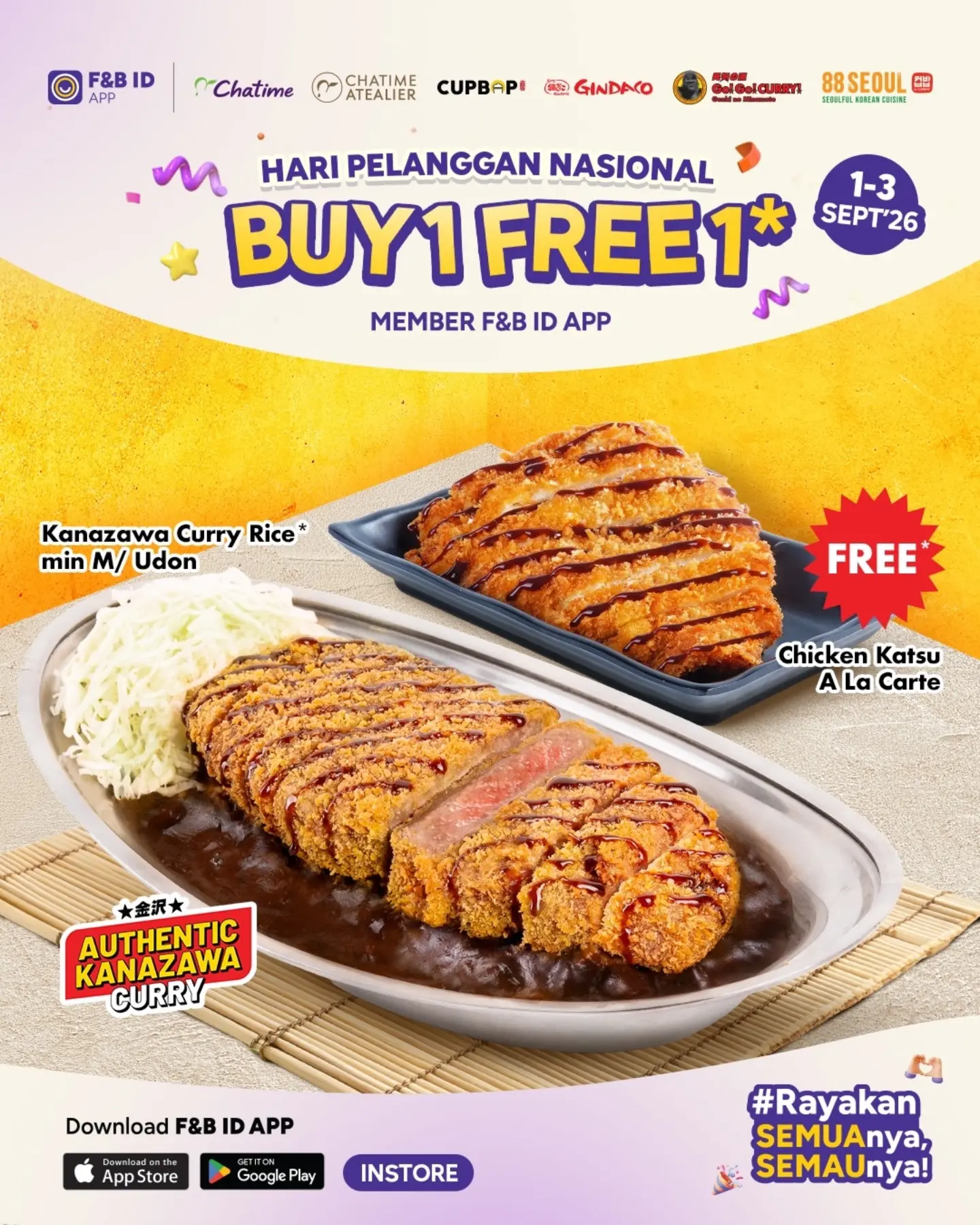 Buy 1 Free 1 Semua Brand F&B ID untuk Member - Image 7