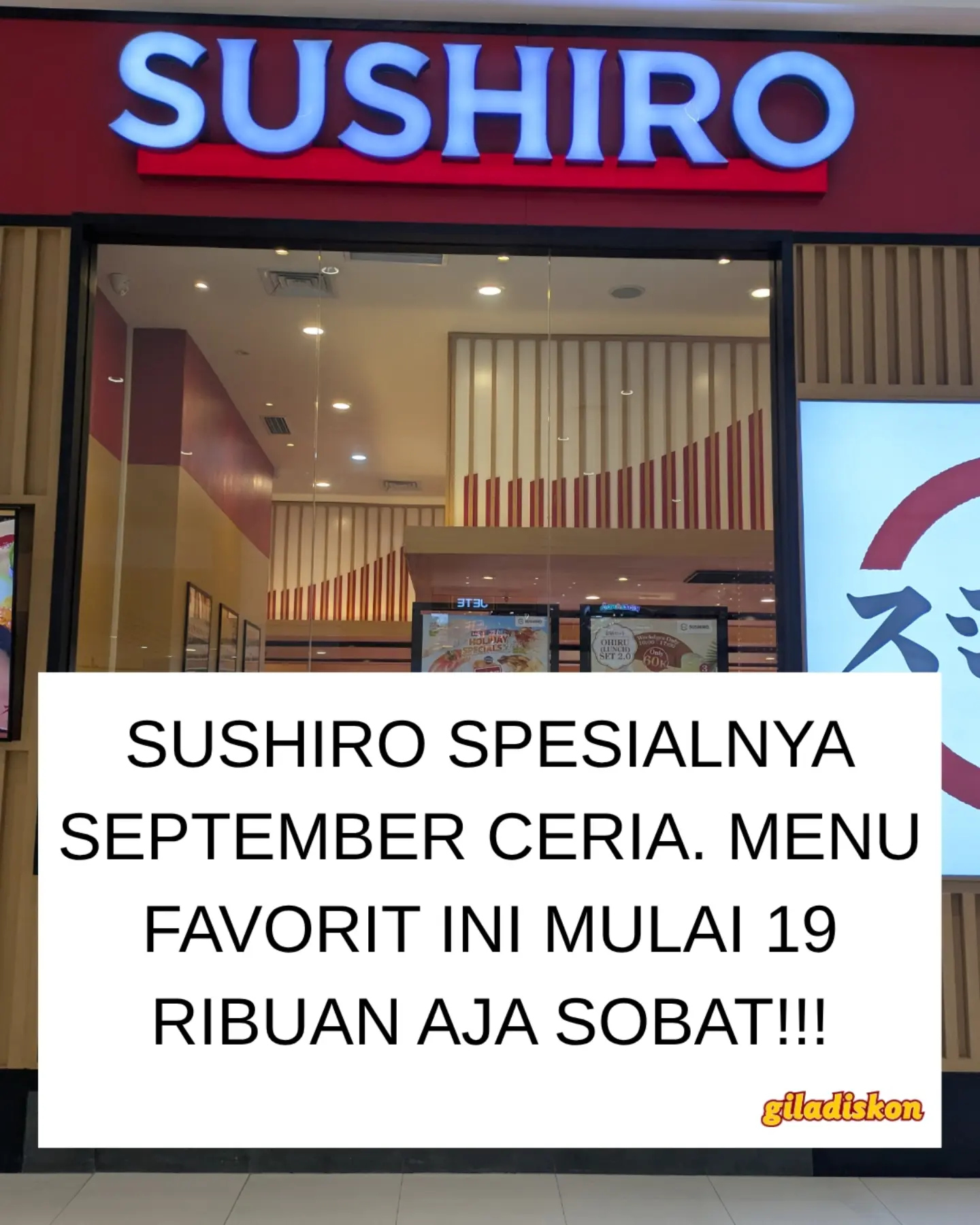 Promo Salmon Sushiro: Varian Lengkap 1-30 September di Semua Store - Image 1