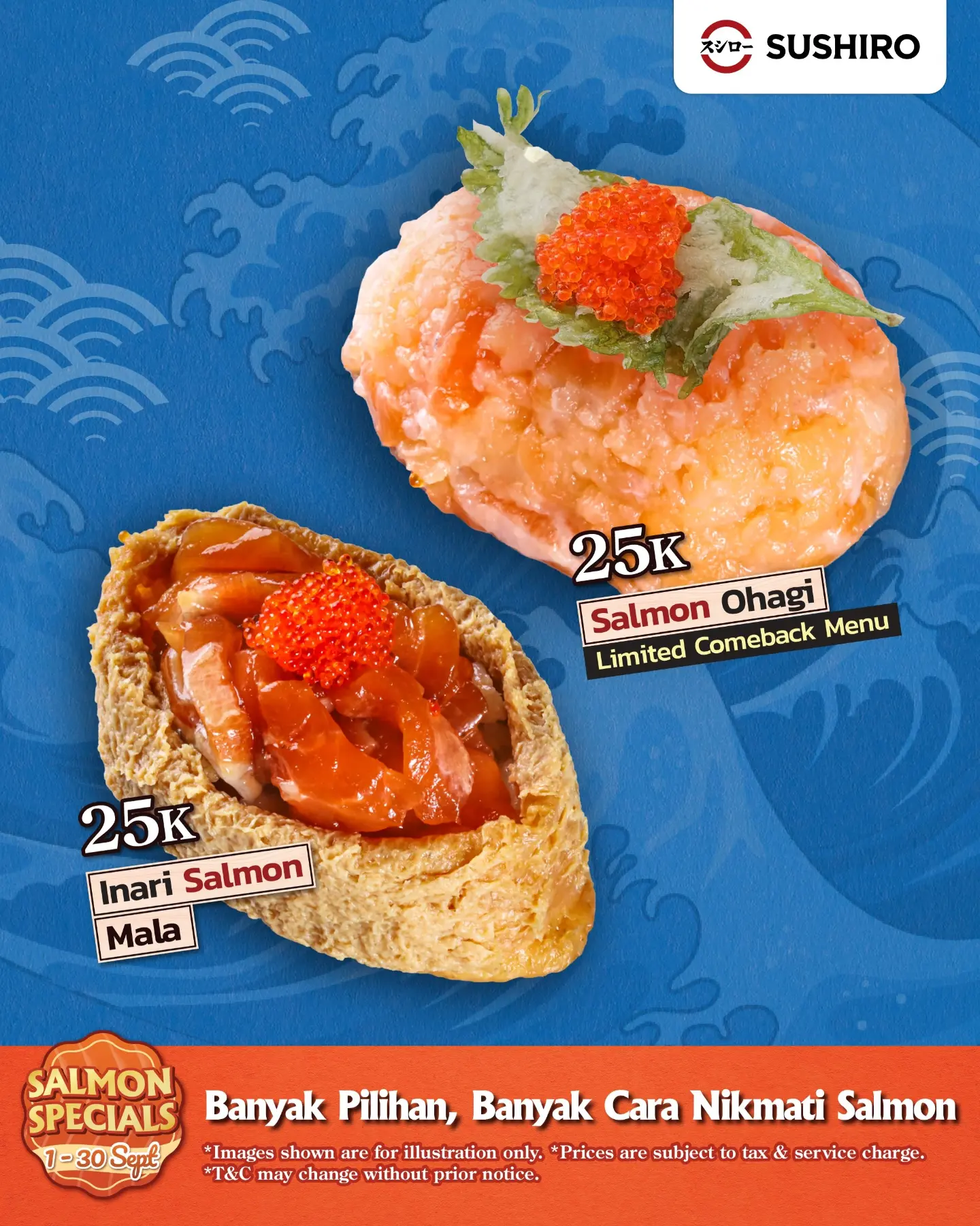 Promo Salmon Sushiro: Varian Lengkap 1-30 September di Semua Store - Image 4