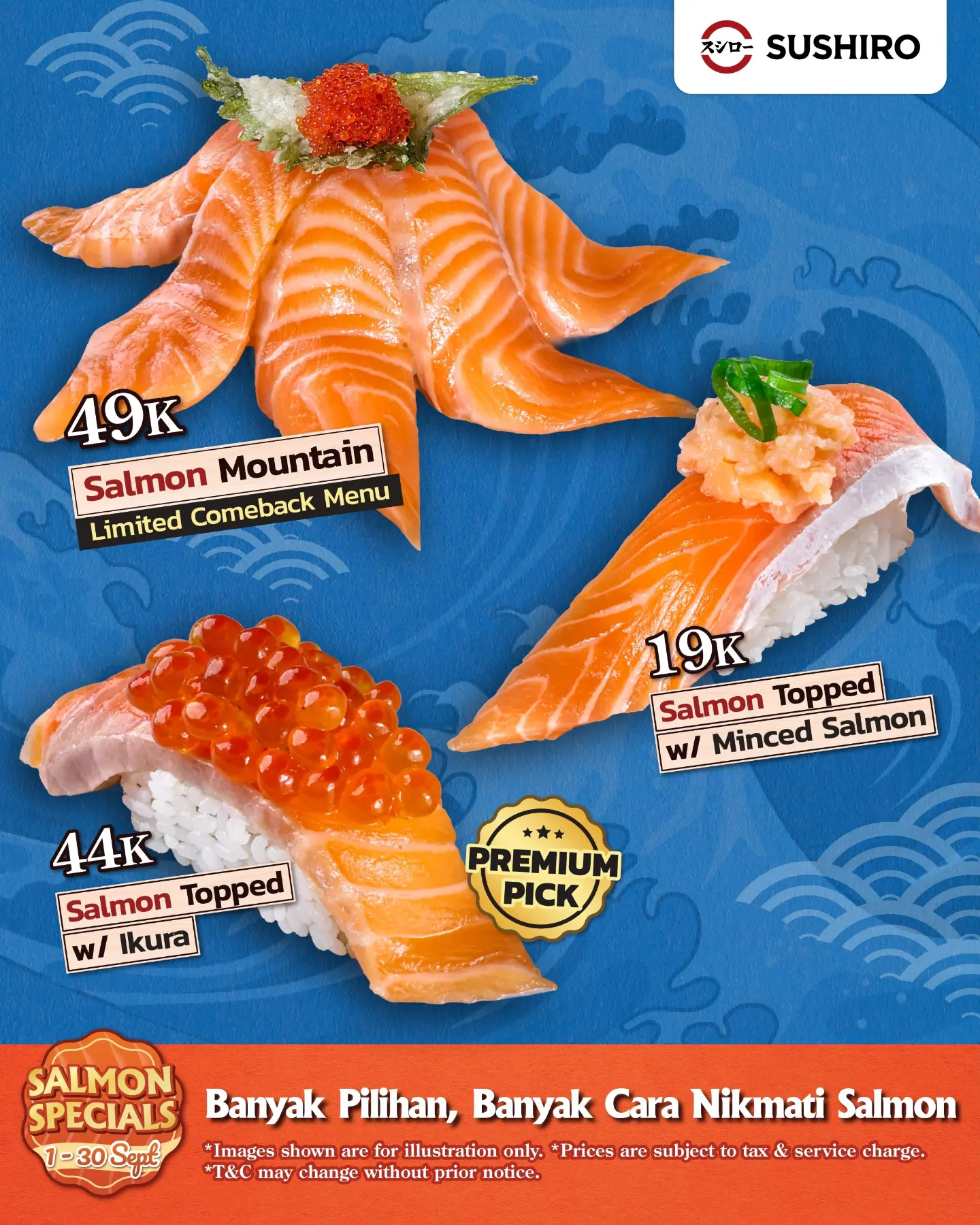 Promo Salmon Sushiro: Varian Lengkap 1-30 September di Semua Store - Image 3