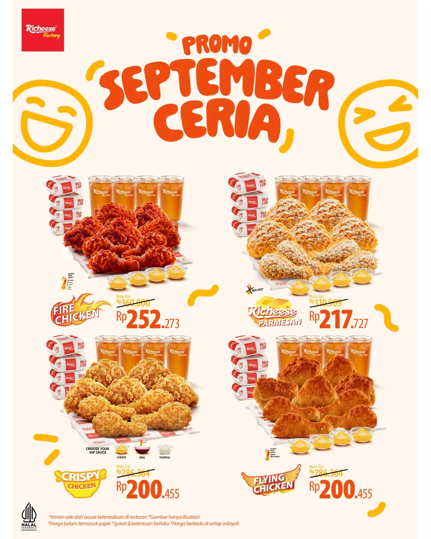 September Ceria: Diskon Combo 9 Ayam + 4 Nasi + 4 Minum - Image 3