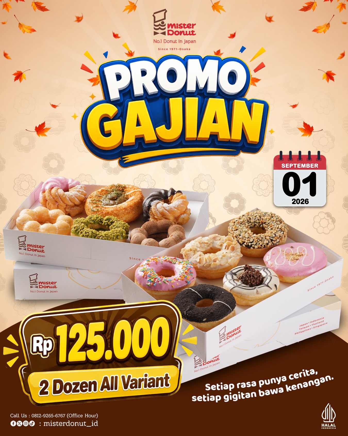 Promo Gajian: 2 Lusin Donat Semua Varian Rp125.000 - Image 1