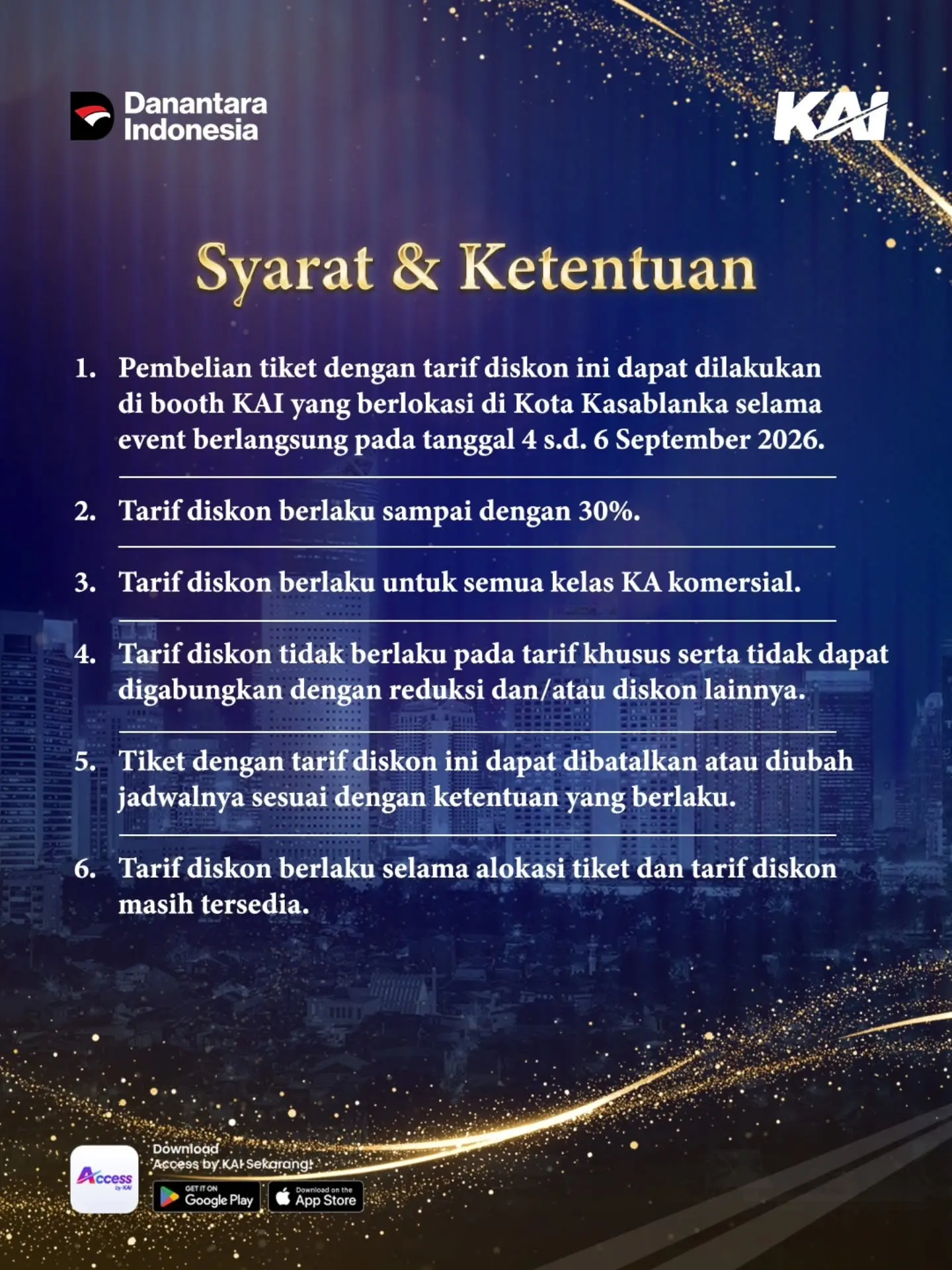 Diskon Tiket KA hingga 30% di KAI EXPO 2026 - Image 2