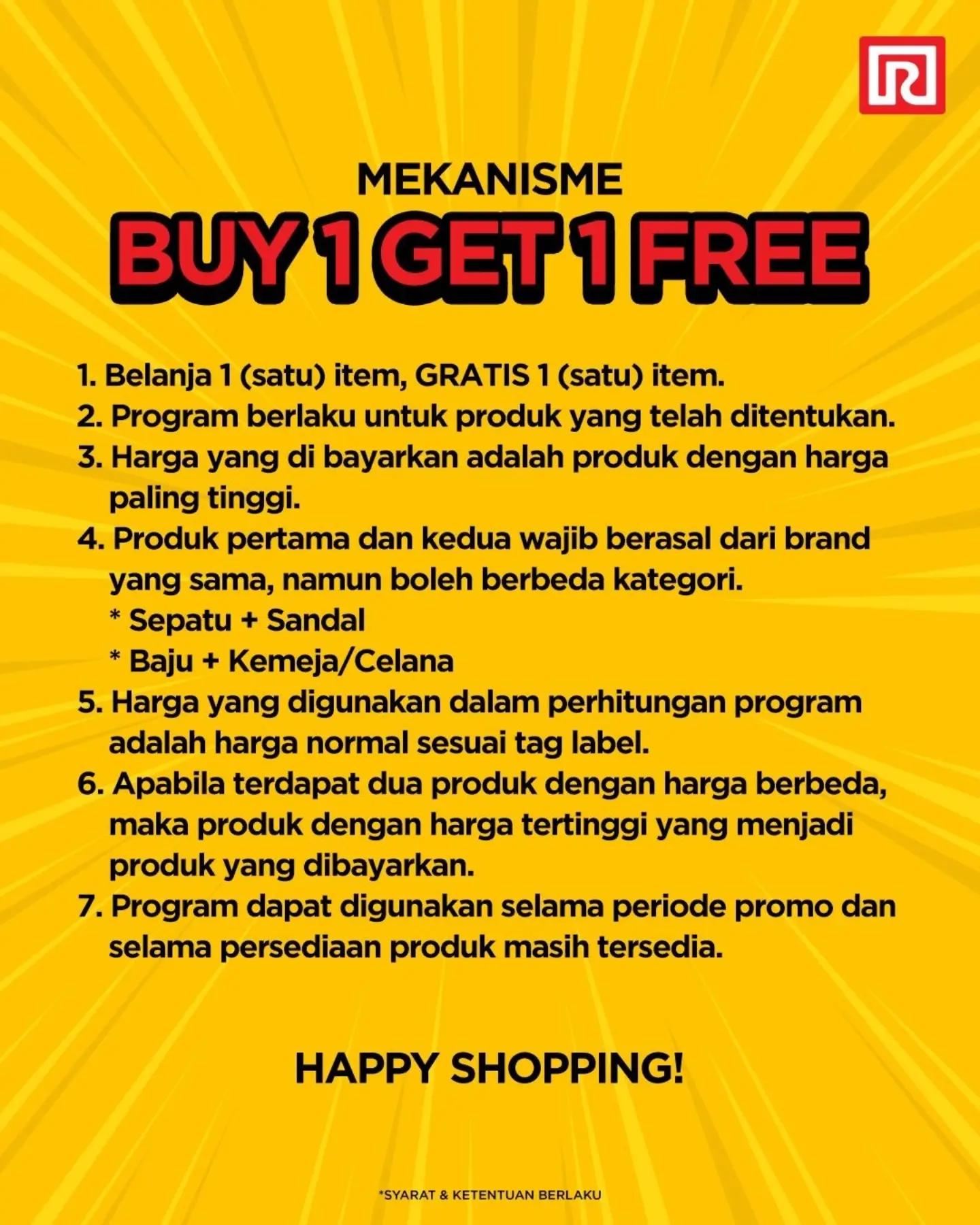 Ramayana: Buy 1 Get 1 Free untuk Sepatu Brand Pilihanmu - Image 4