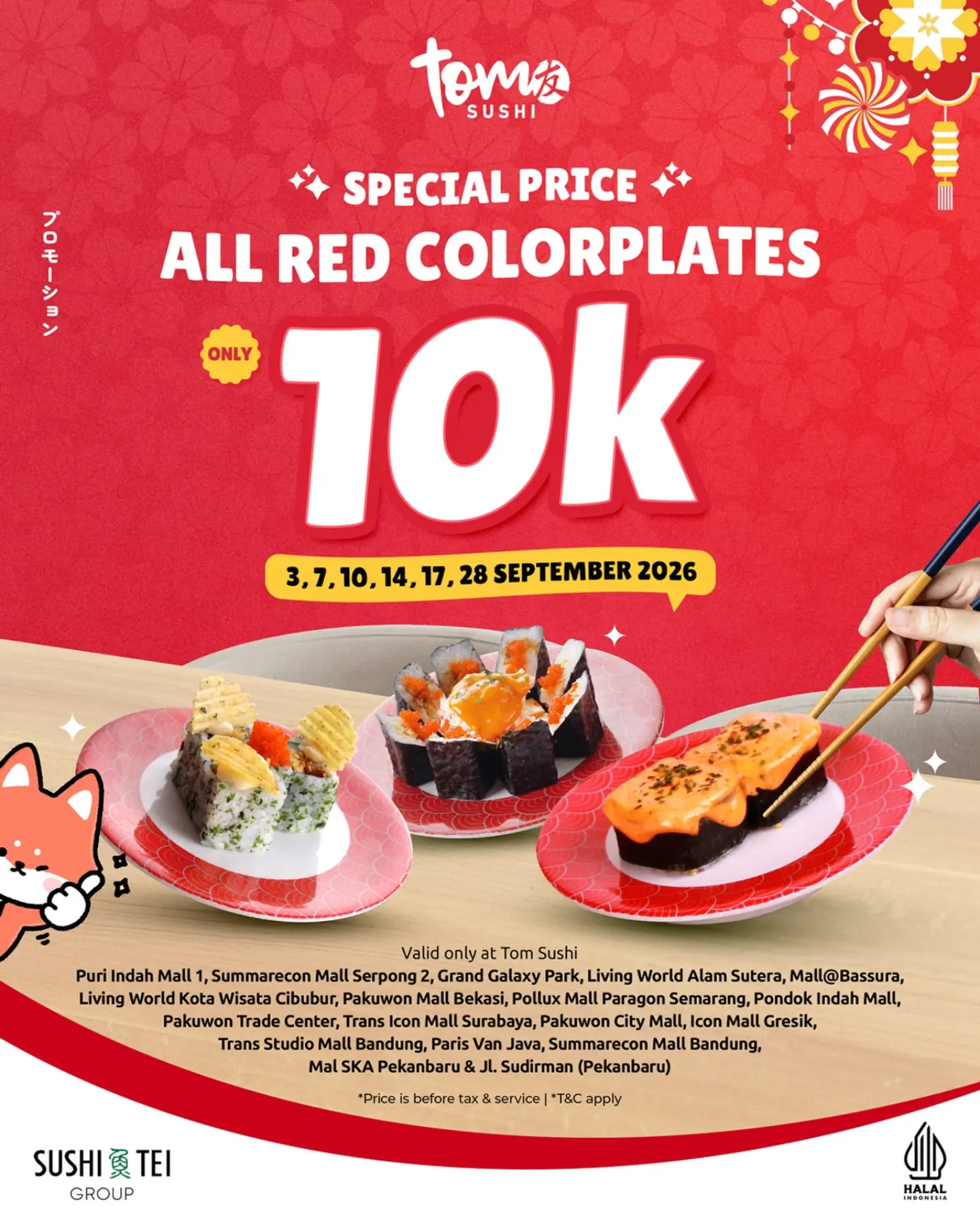 Red Colorplate Rp10.000/plate di September 2026 - Image 1