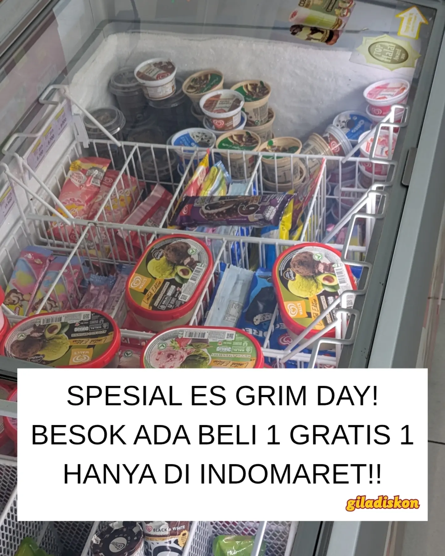 Promo Es Krim Day Indomaret: Beli 2 Gratis 1 & Harga Spesial - Image 1