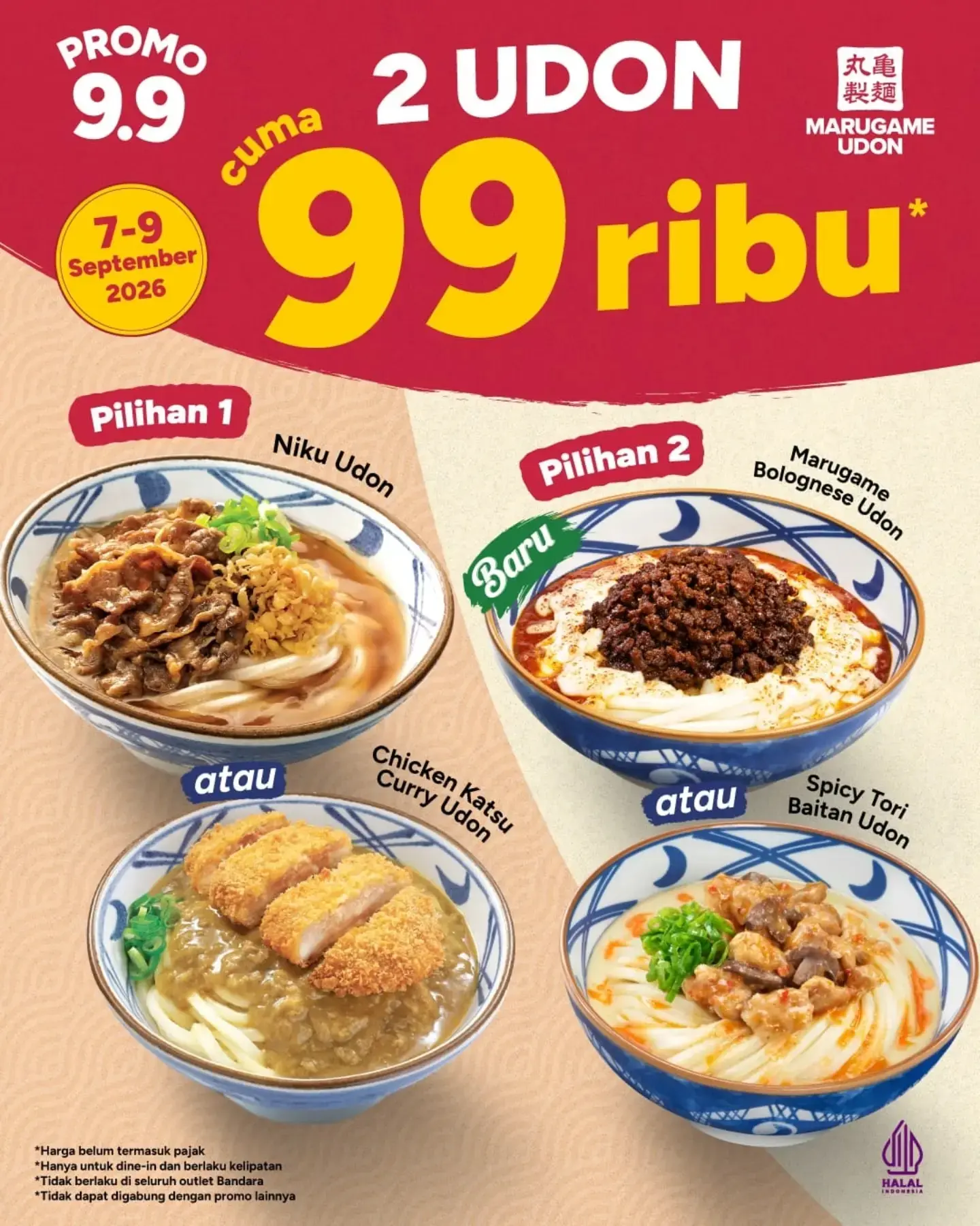 Promo 9.9: Beli 2 Udon Pilihan Cuma 99K - Image 2