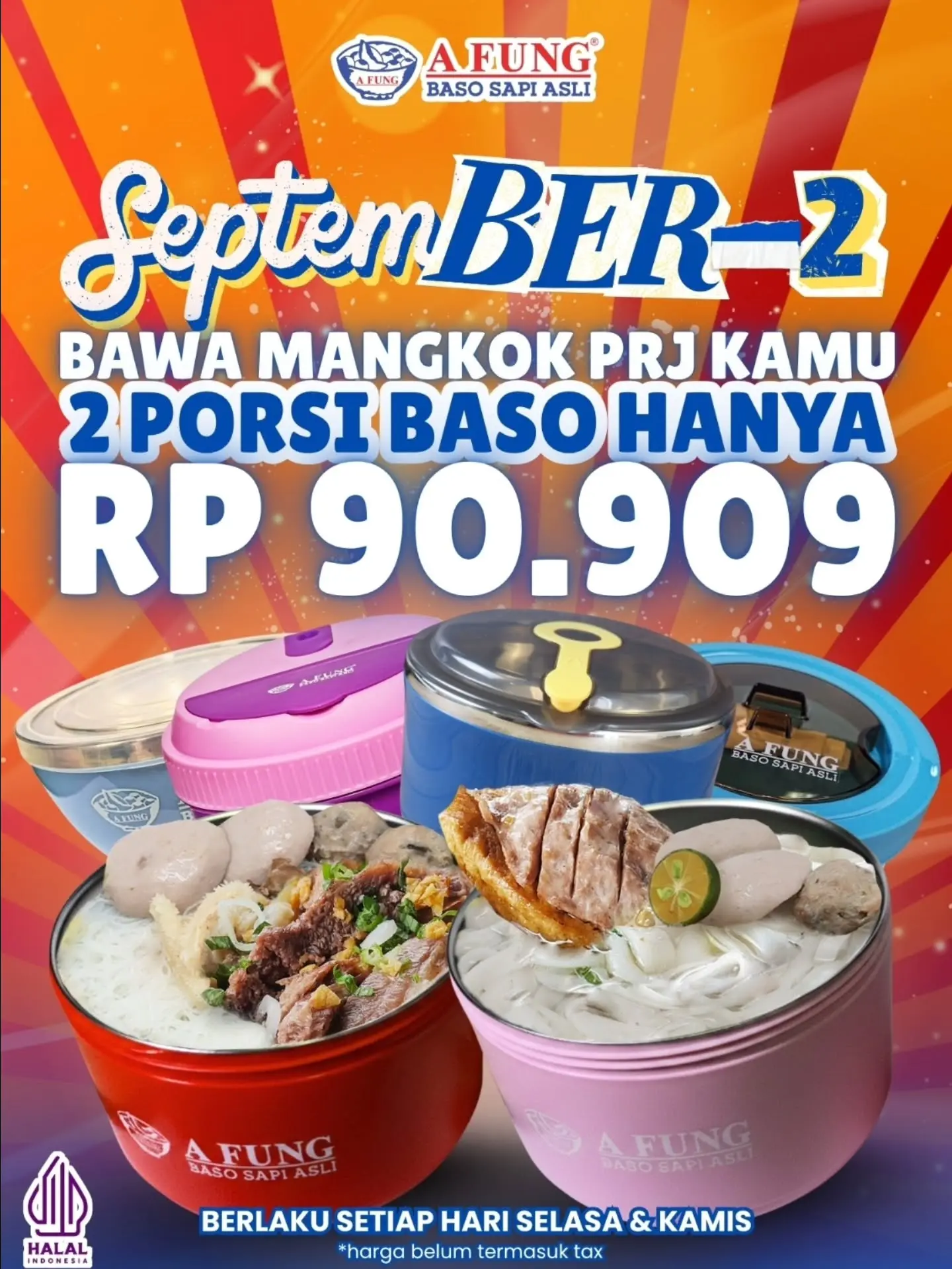 Bawa 2 Mangkok PRJ ke Baso A Fung, 2 Porsi Baso Spesial Rp90.909! - Image 1